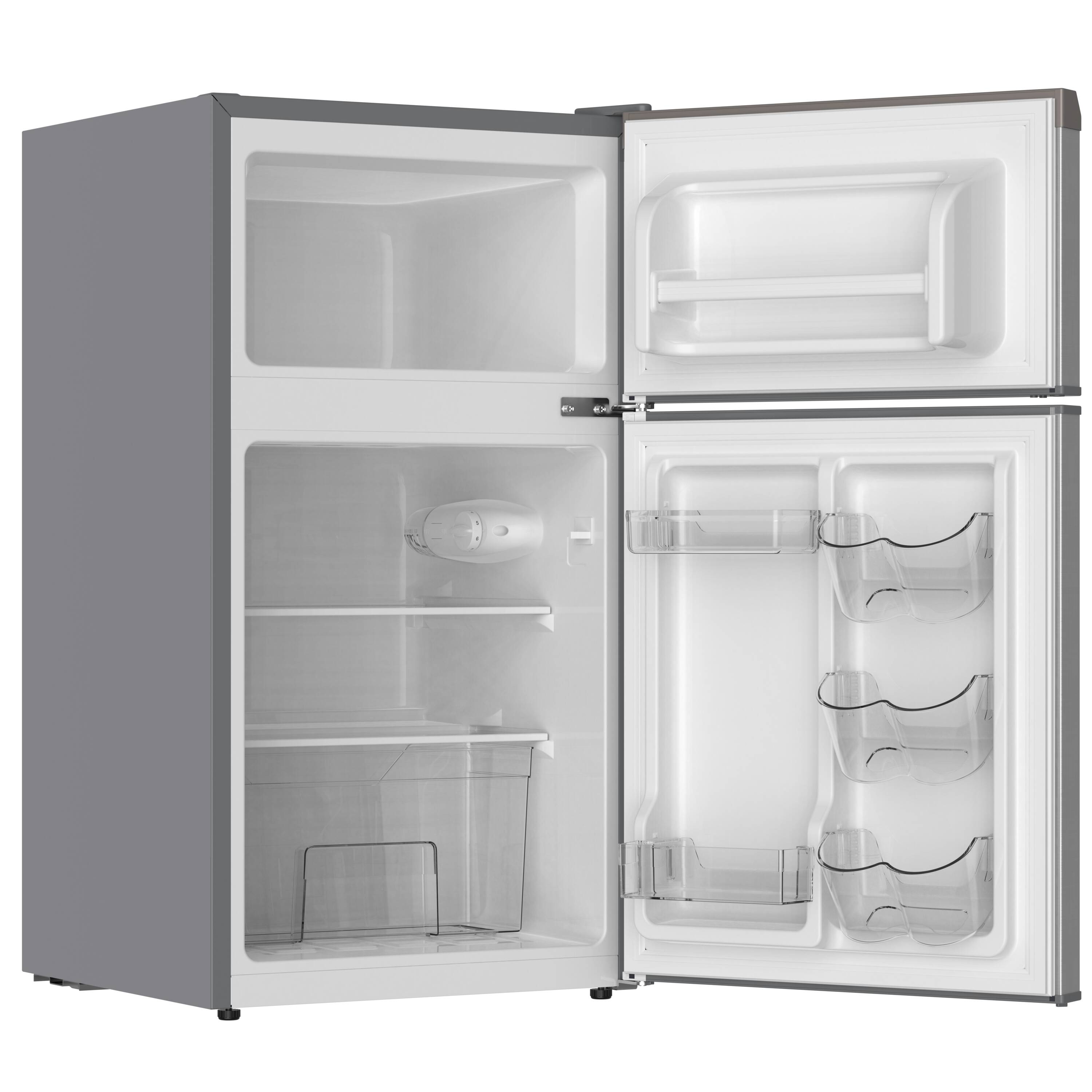 Refrigerador Mini Frigidaire de 3.2 pies cúbicos con congelador (Negro) EFR920-SS-6COM