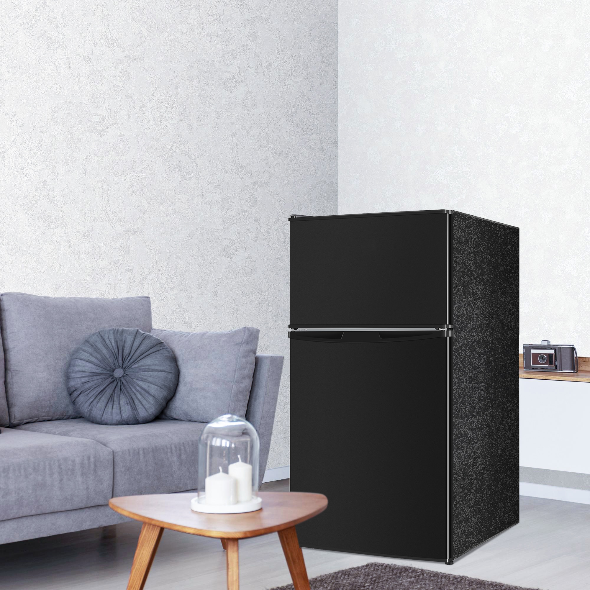 Refrigerador mini de 3.2 pies cúbicos con congelador (Negro) con Certificación ENERGY STAR de Jeremy Cass