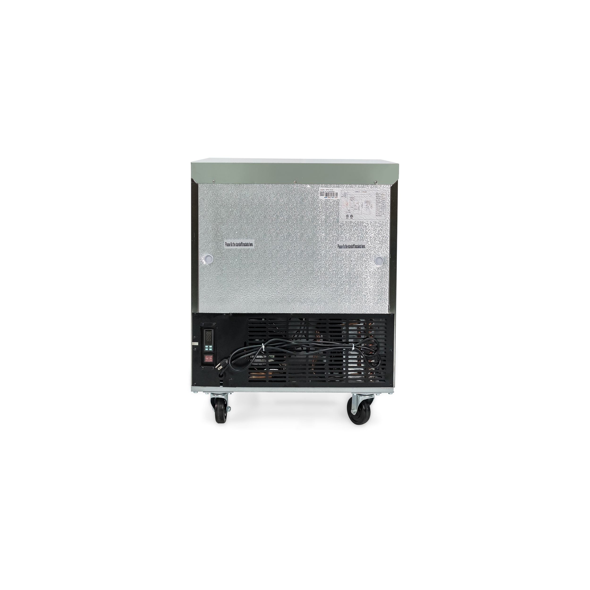 Refrigerador de 6 pies cúbicos (acero inoxidable) NP1R-27UC de Norpole
