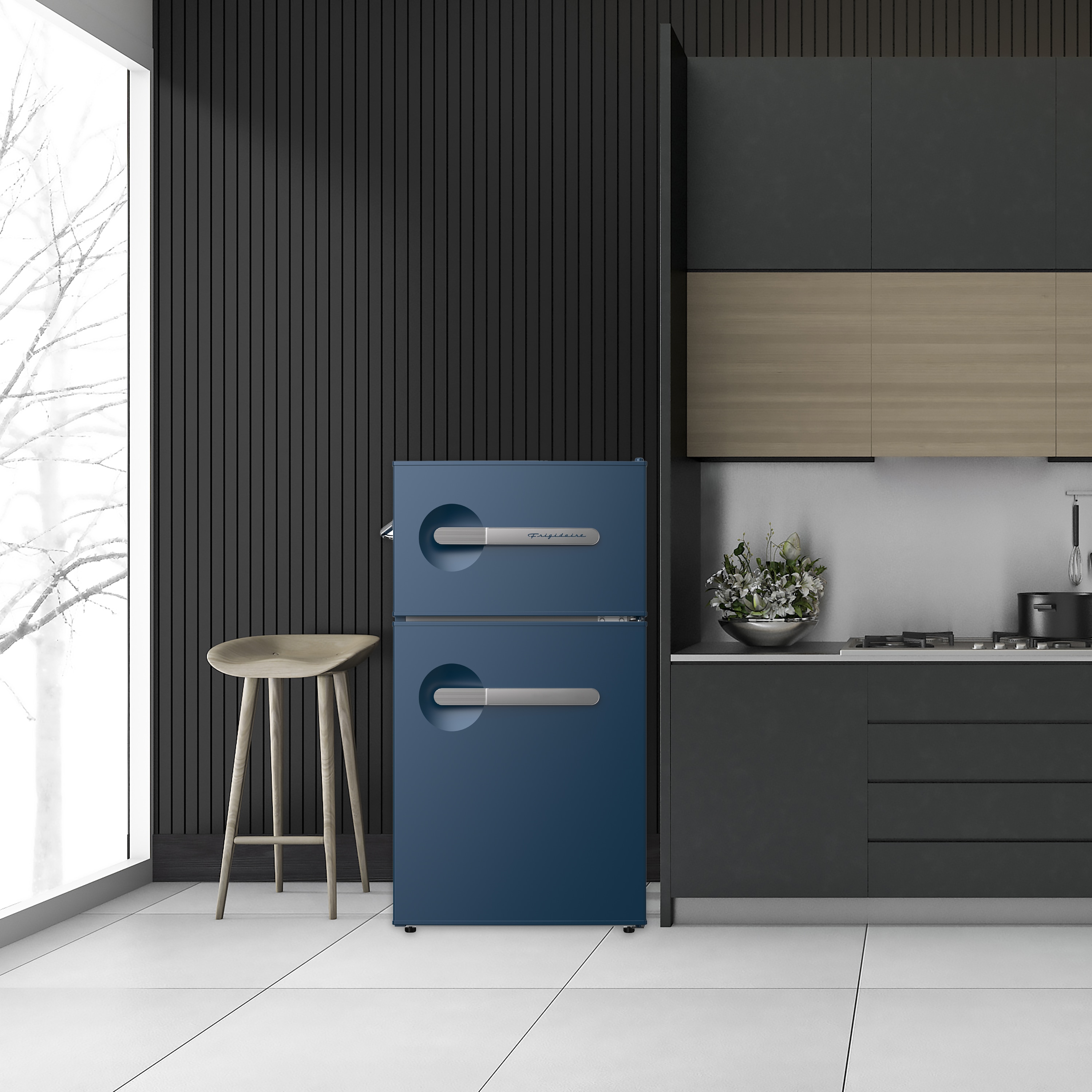 Refrigerador Mini de 3.1 pies cúbicos con Congelador (Azul) EFR925-AZURE-6COM
