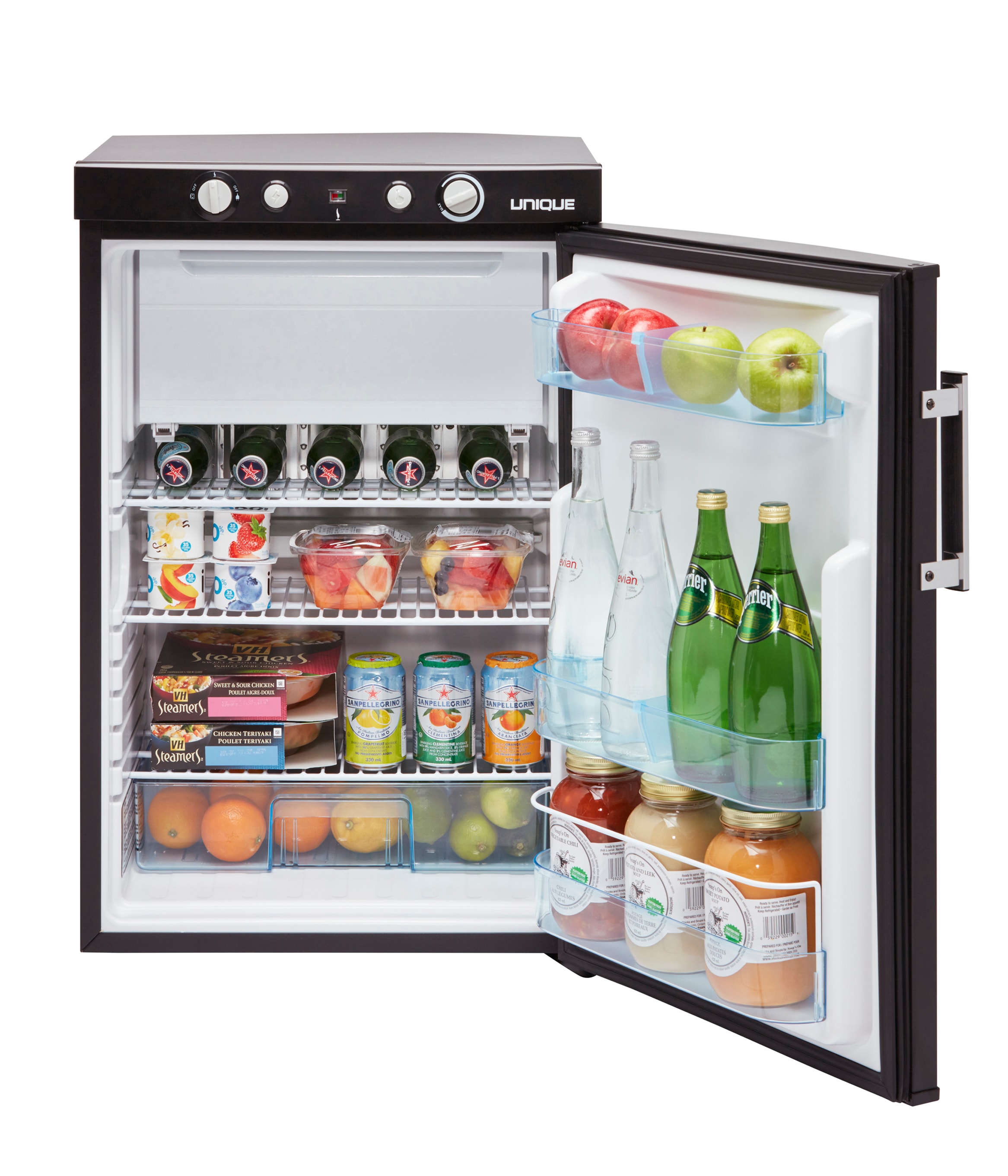 Refrigerador único fuera de la red de 3.4 pies cúbicos con congelador (Negro) UGP-3 SM B
