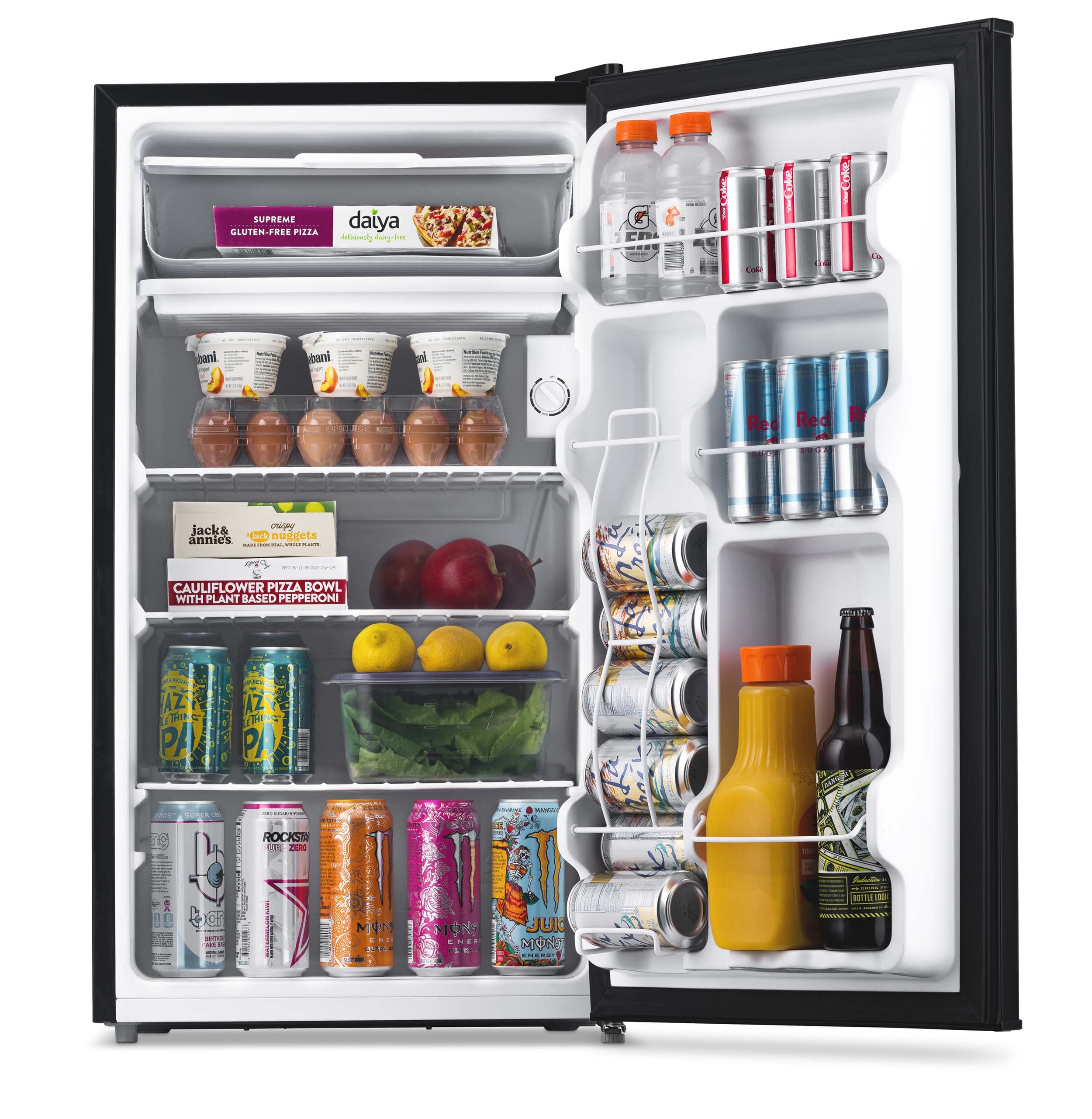Mini refrigeradores NewAir 3.3 pies cúbicos con congelador (Negro) ENERGY STAR NRF033BK00