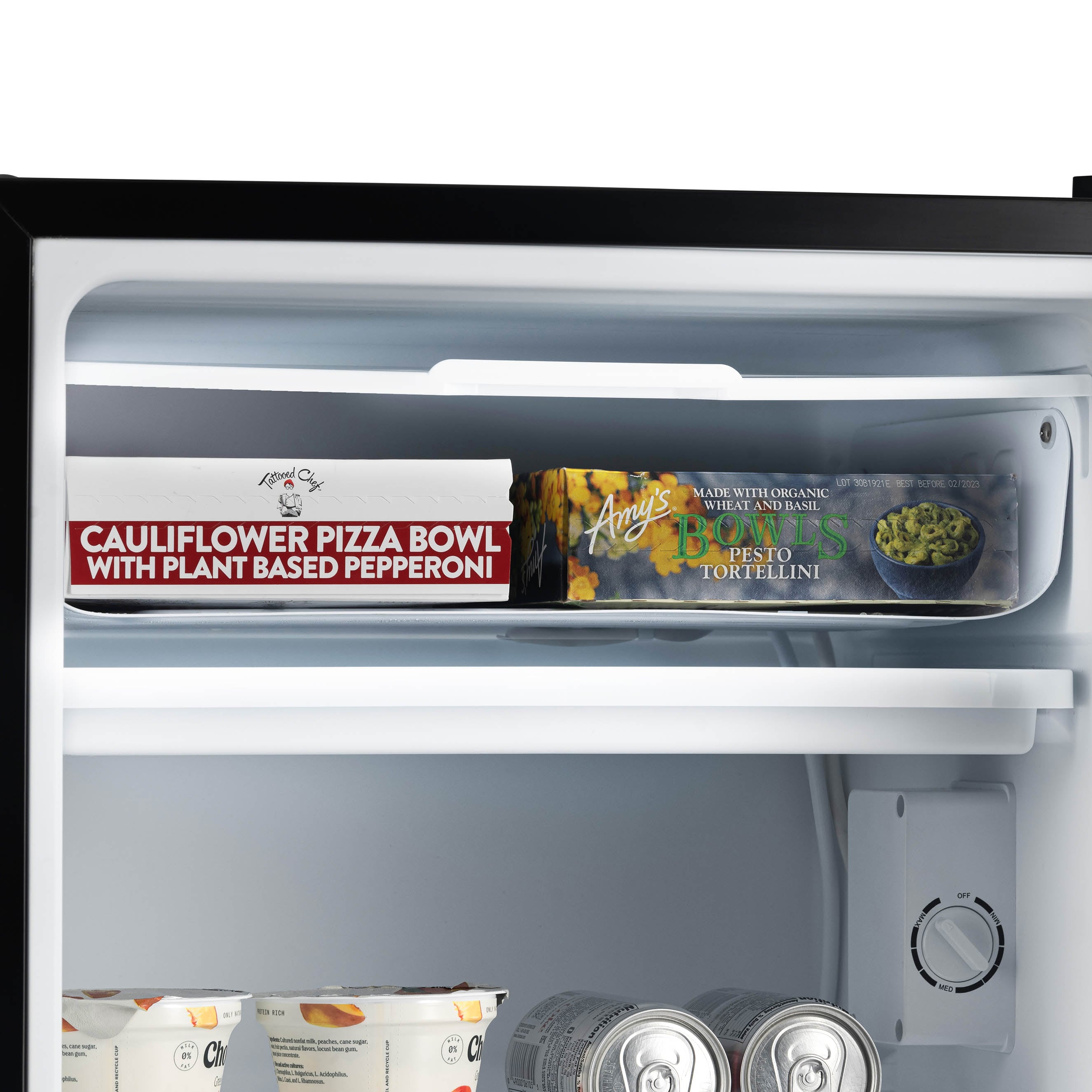 Mini refrigeradores NewAir 3.3 pies cúbicos con congelador (Negro) ENERGY STAR NRF033BK00