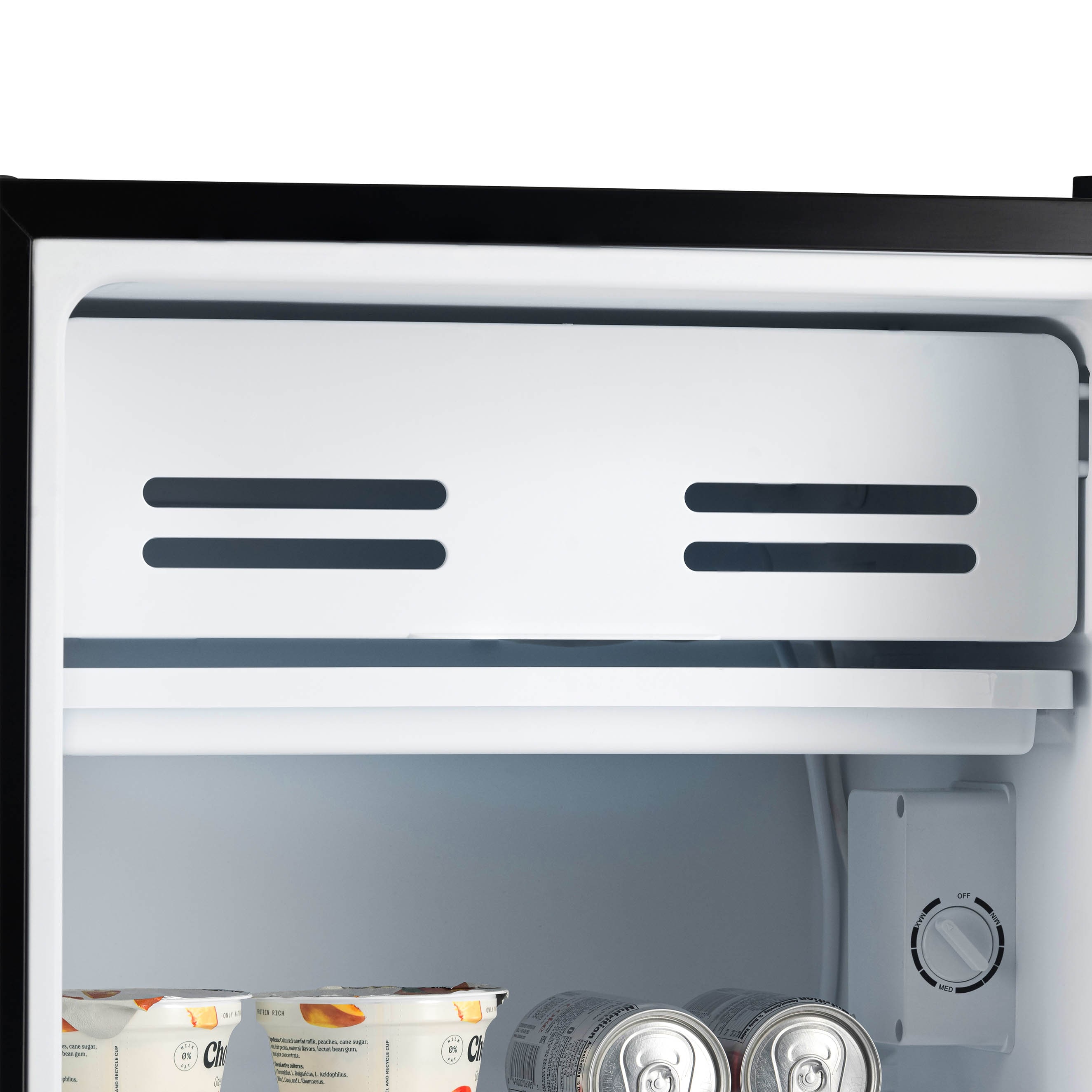 Mini refrigeradores NewAir 3.3 pies cúbicos con congelador (Negro) ENERGY STAR NRF033BK00