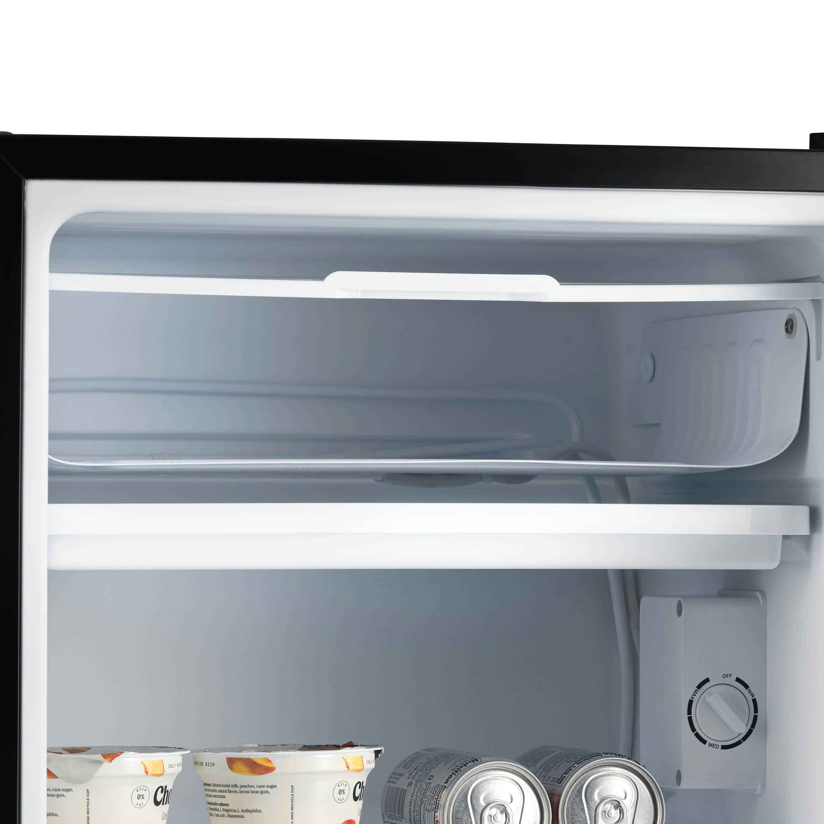 Refrigerador Mini NewAir de 3.3 pies cúbicos con congelador (Gris) ENERGY STAR NRF033GA00