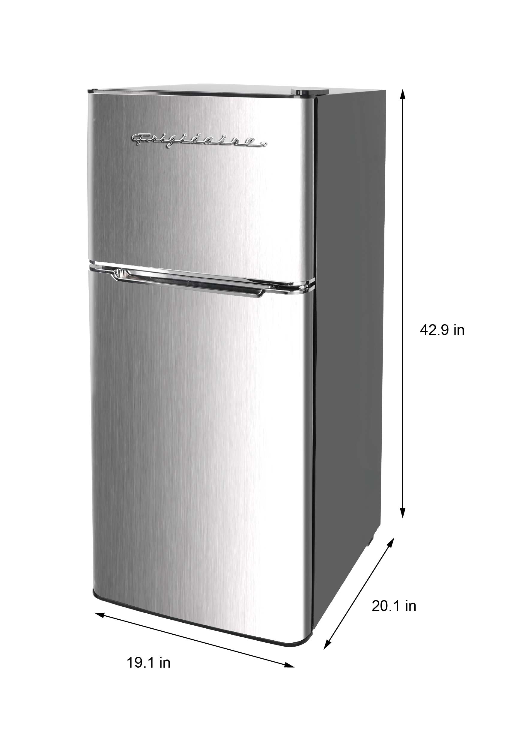 Refrigerador Frigidaire de 4.7 pies cúbicos con congelador (Acero inoxidable) EFR451