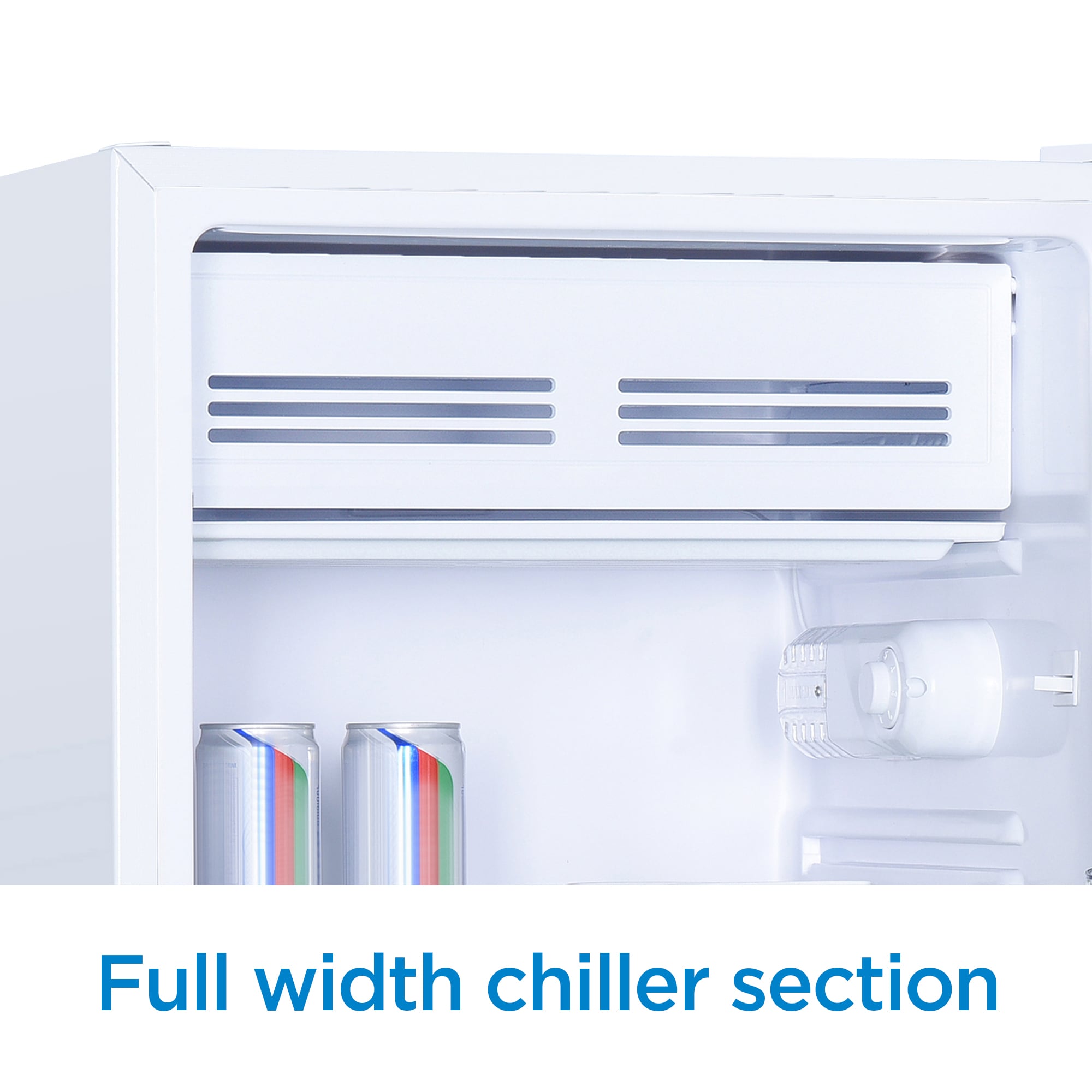 Refrigerador Mini de 4.4 pies cúbicos con congelador (Blanco) ENERGY STAR