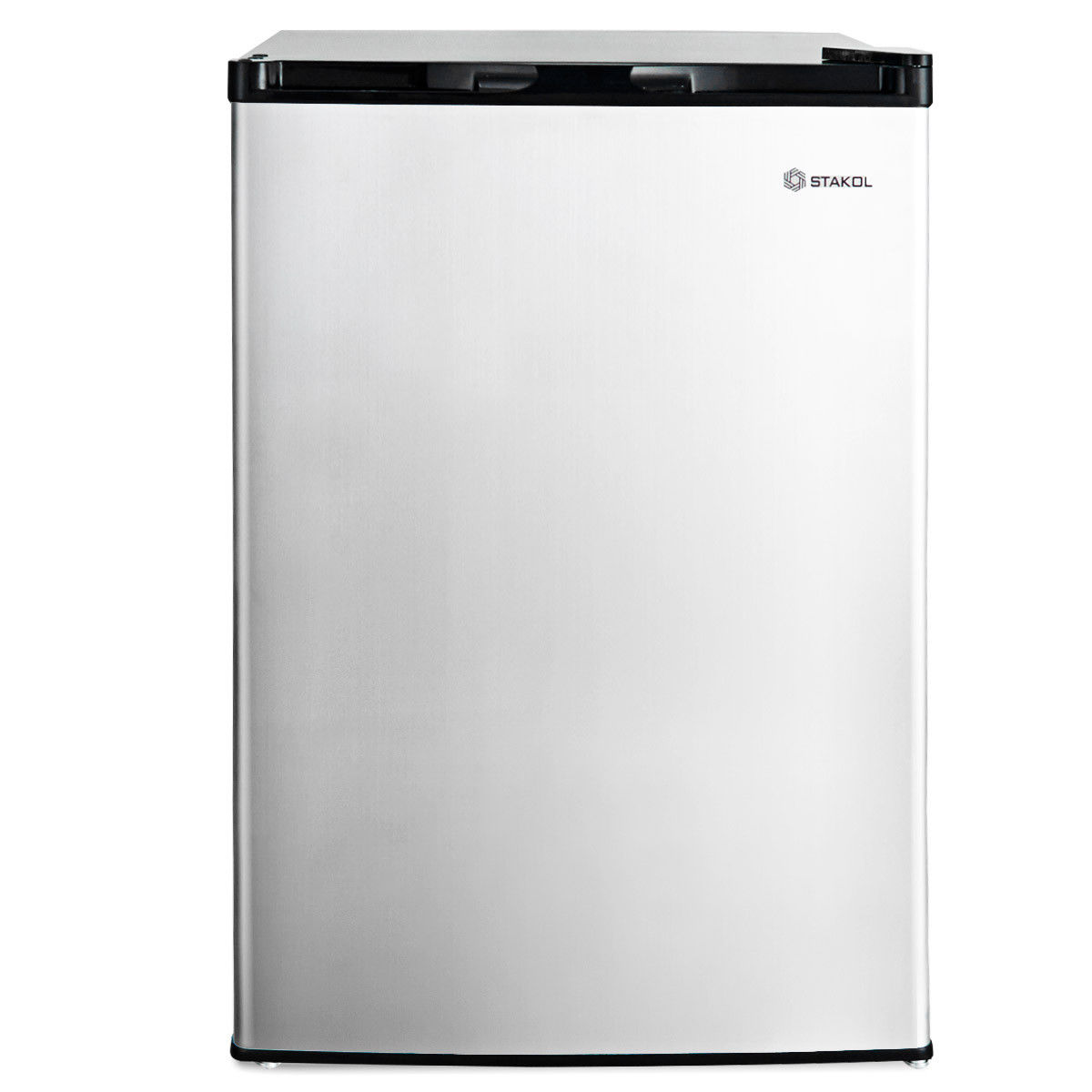 Refrigerador pequeño de 3 pies cúbicos con congelador (plata) EP23796