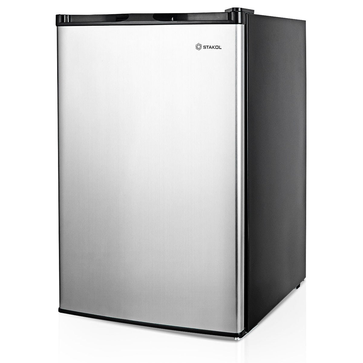 Refrigerador pequeño de 3 pies cúbicos con congelador (plata) EP23796