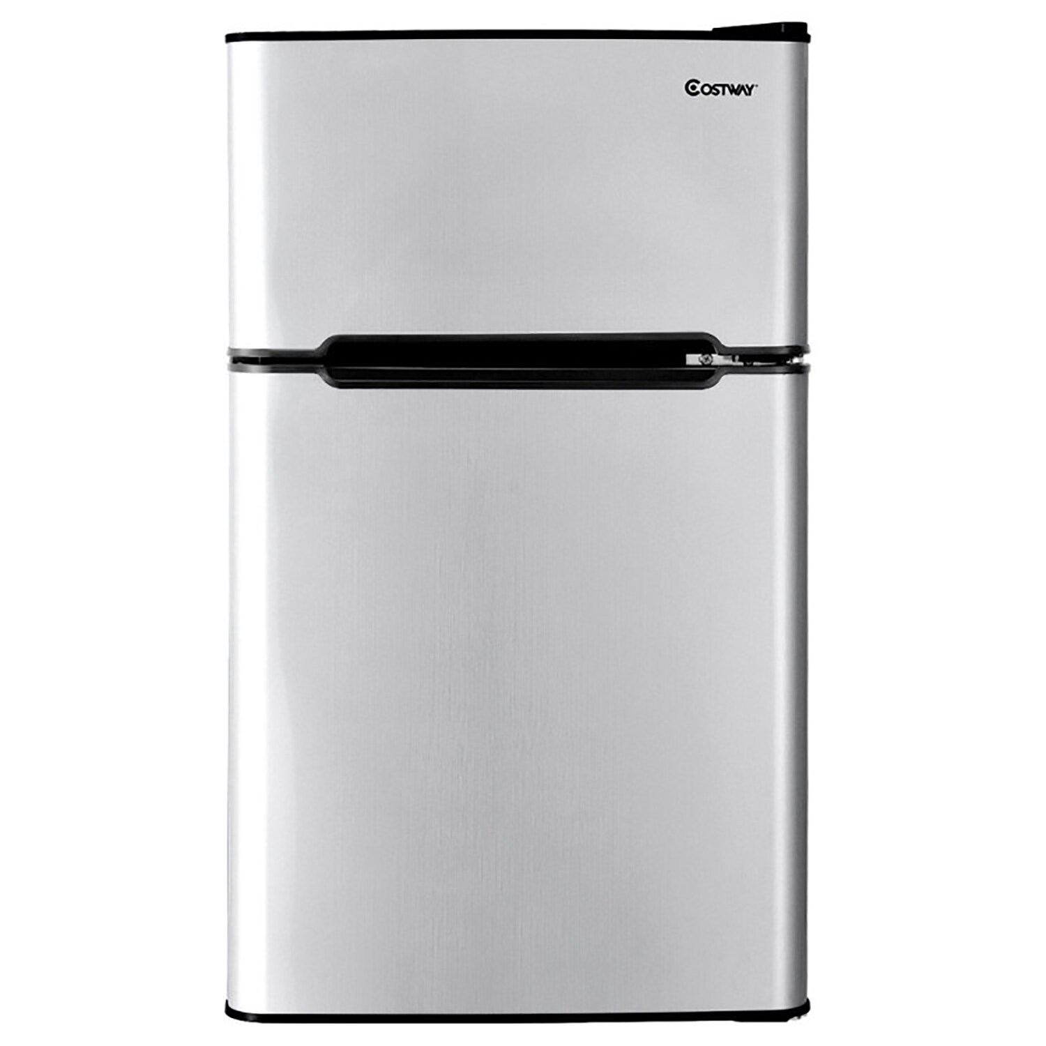 Refrigerador Compacto de Acero Inoxidable de 3.2 pies cúbicos con Congelador (Gris)