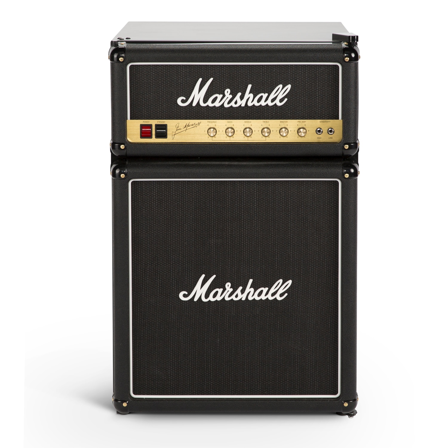 Refrigerador Compacto Marshall de 4.4 Pies Cúbicos con Congelador (Negro) Listo para Garaje MF4.4BLK-NA-U