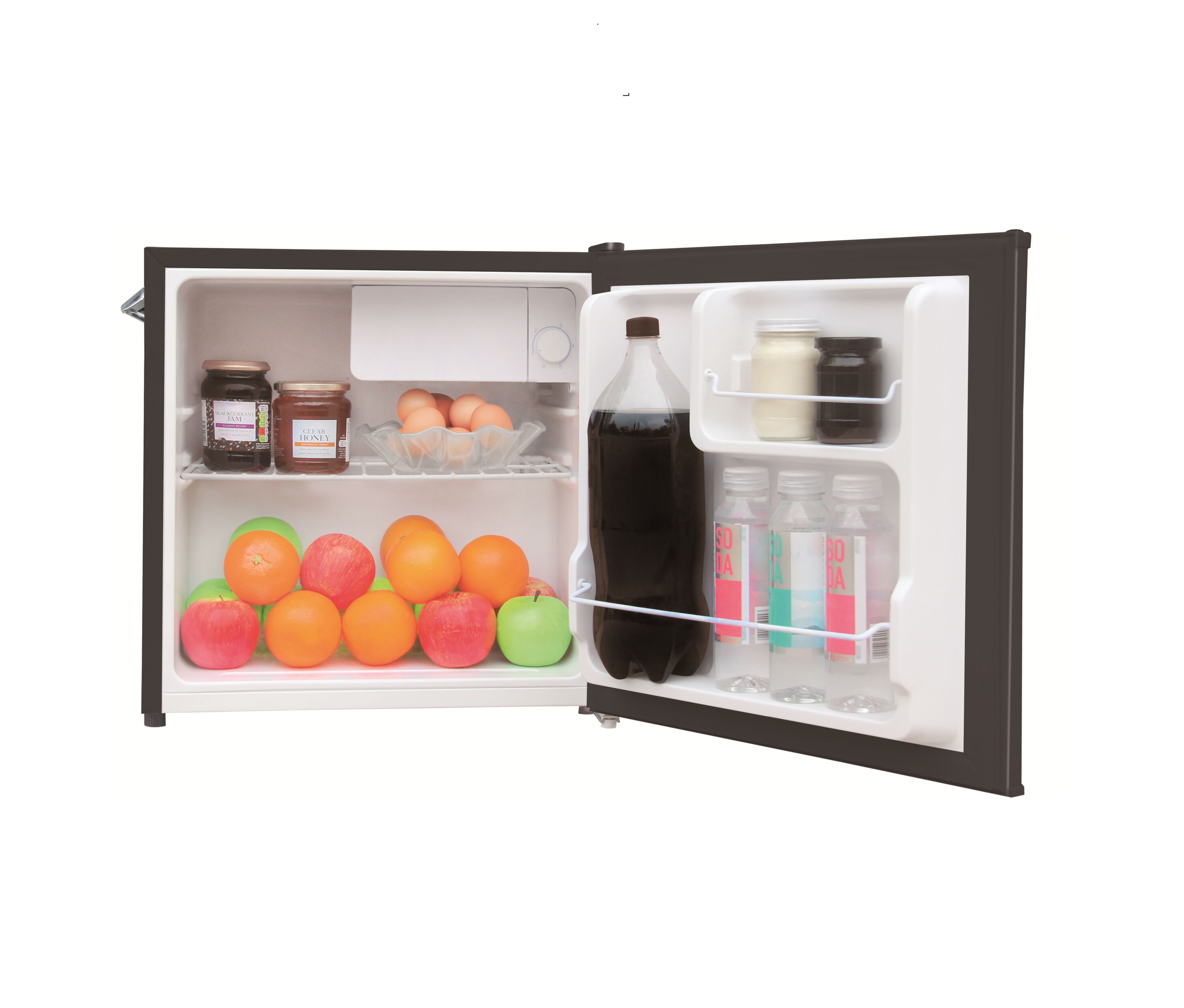 Refrigerador Mini Frigidaire de 1.6 pies cúbicos con congelador (Negro) EFR177-NEGRO