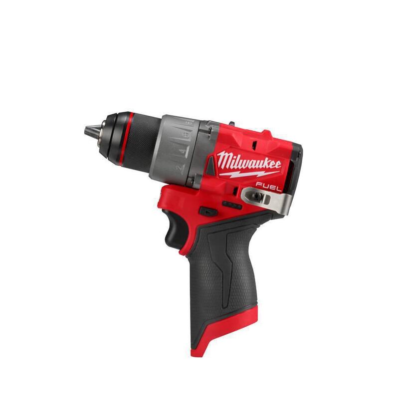 Milwaukee M12 FUEL Taladro atornillador inalámbrico de 12V con motor sin escobillas de 1/2 pulgadas (solo herramienta) - 3403-20