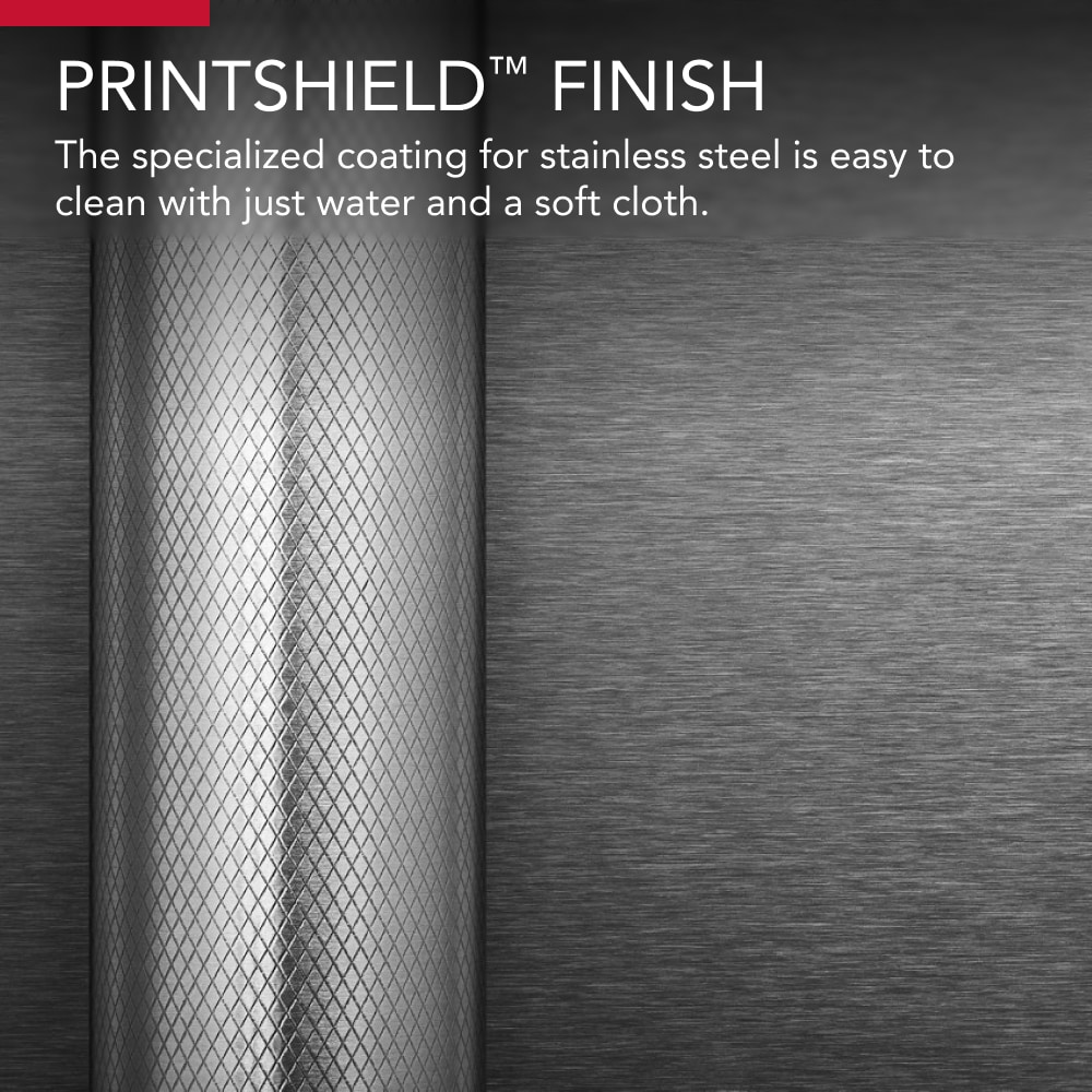 Refrigerador Side-by-Side de 24.8 pies cúbicos con fabricador de hielo, dispensador de agua y hielo (acero inoxidable con acabado PRINTSHIELD) certificado ENERGY STAR KRSF705HPS