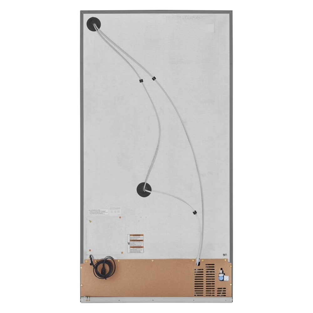 Refrigerador de lado a lado de 24.8 pies cúbicos de KitchenAid con fabricador de hielo, dispensador de agua y hielo (acabado en acero inoxidable negro con PRINTSHIELD) Certificado ENERGY STAR KRSF705HBS