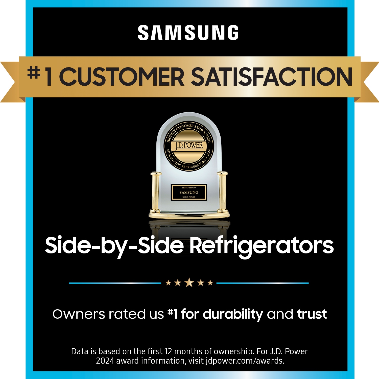 Refrigerador Samsung Bespoke de 28 pies cúbicos, lado a lado, inteligente, compatible con doble fabricador de hielo y dispensador de agua (acero inoxidable resistente a huellas dactilares) certificado ENERGY STAR RS28CB7600QL.