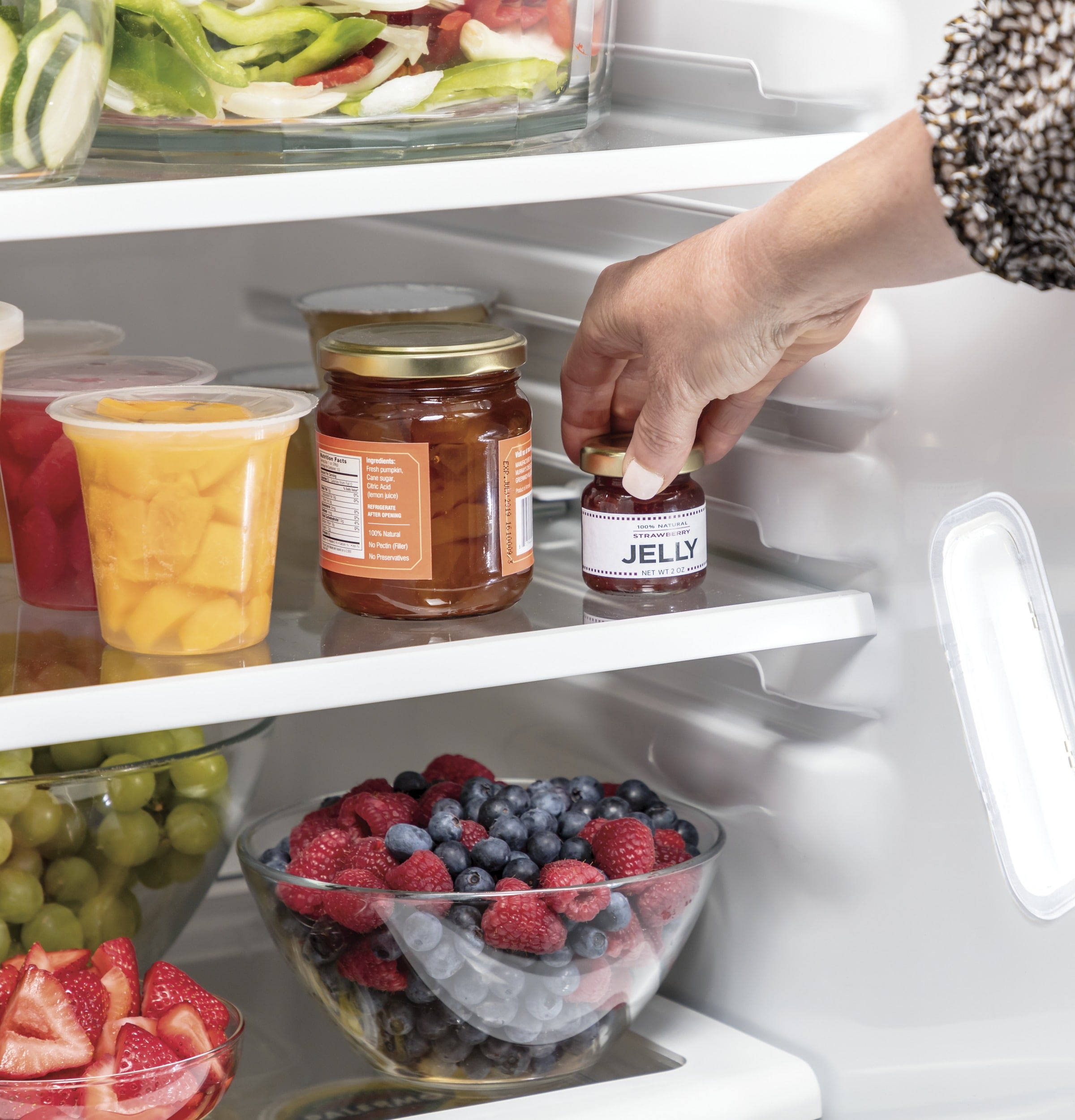 Refrigerador de lado a lado empotrado de 21.8 pies cúbicos con dispensador de hielo y agua (pizarra)