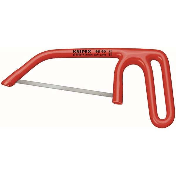 Knipex Hacksaw, Insulated, 9-1/2, 6 In Blade, 25TPI - 98 90