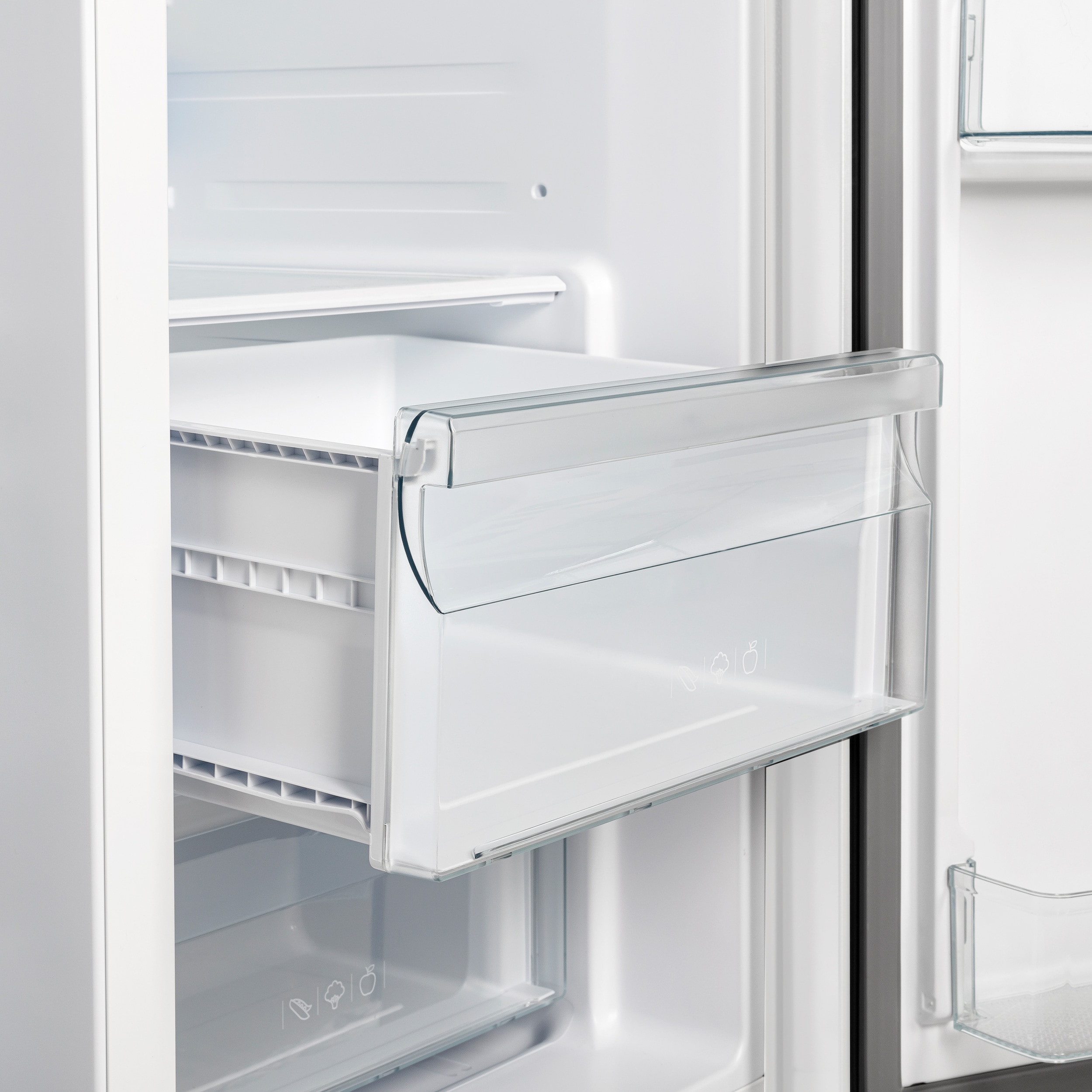 Refrigerador de lado a lado con dispensador de hielo y agua, de 20 pies cúbicos de capacidad, de profundidad nivelada, en color blanco, certificado ENERGY STAR FFRBI1844-36WHT de FORNO Salerno.