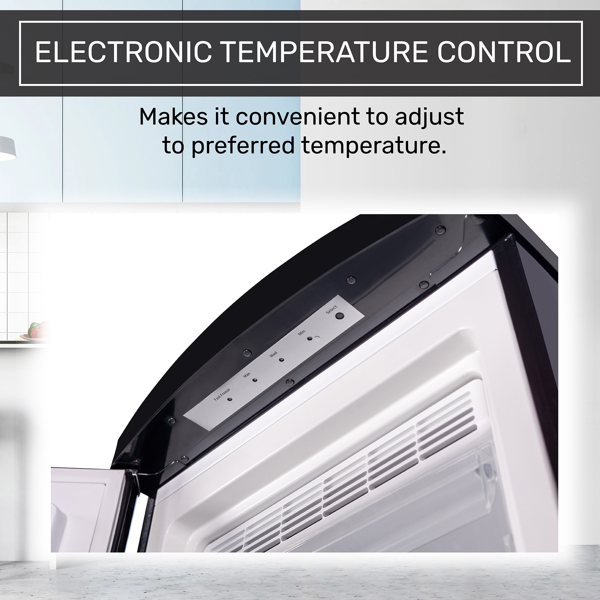 Refrigerador Side-by-Side de profundidad de mostrador de 19.42 pies cúbicos (Negro) FF 830 B + RR 1100 B