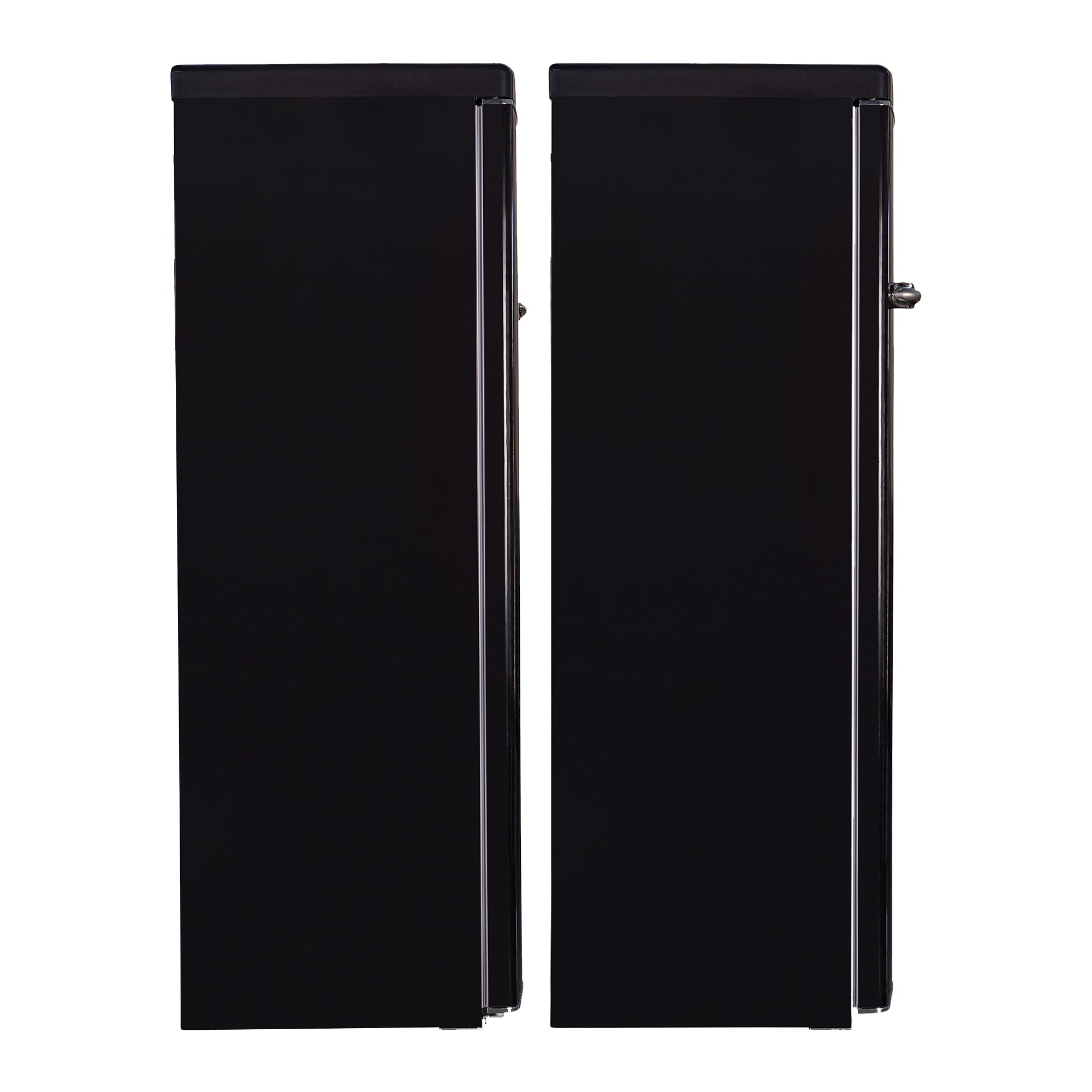 Refrigerador Side-by-Side de profundidad de mostrador de 19.42 pies cúbicos (Negro) FF 830 B + RR 1100 B