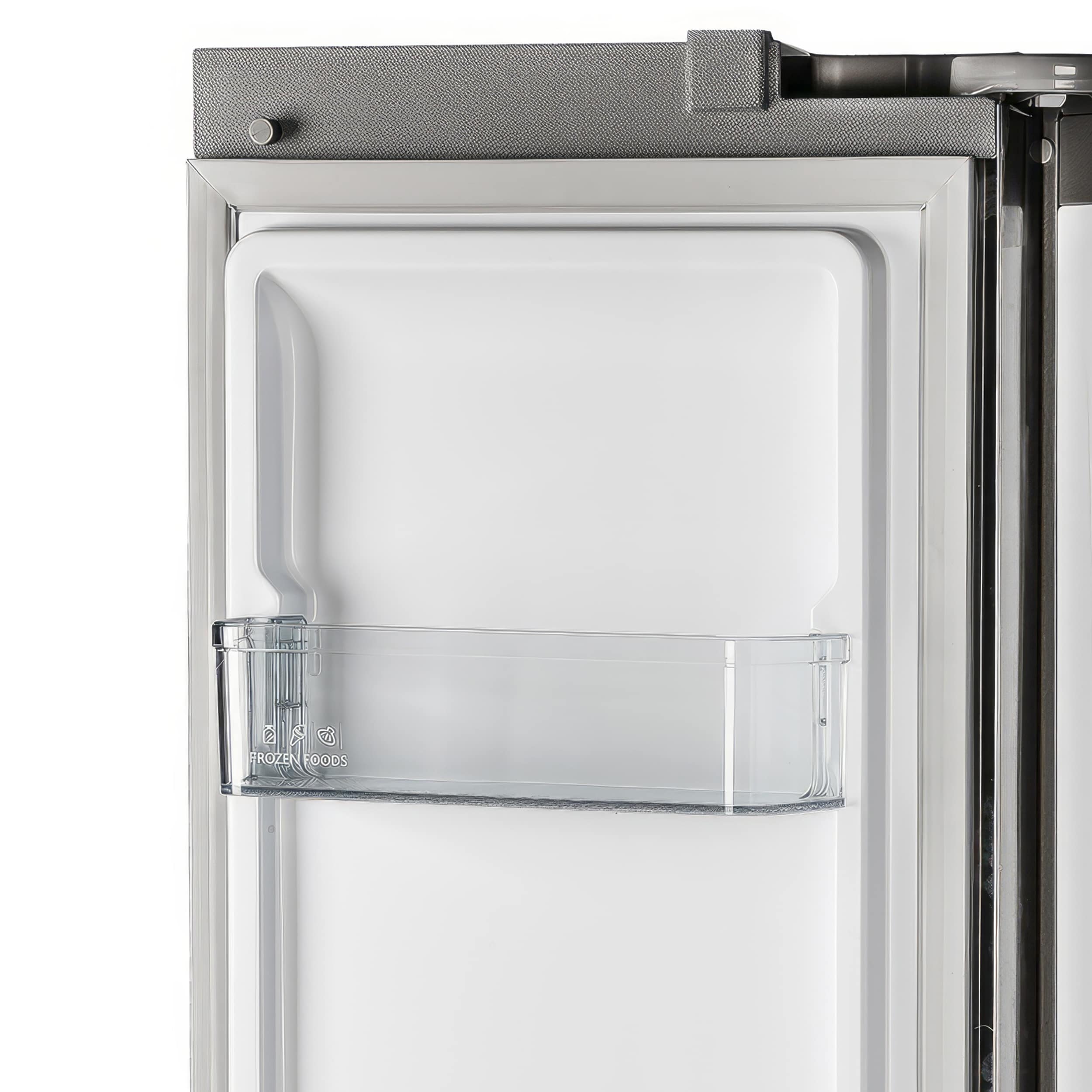 Refrigerador de 15.6 pies cúbicos empotrado de acero inoxidable FORNO Salerno, lado a lado de profundidad de mostrador (Acero inoxidable)