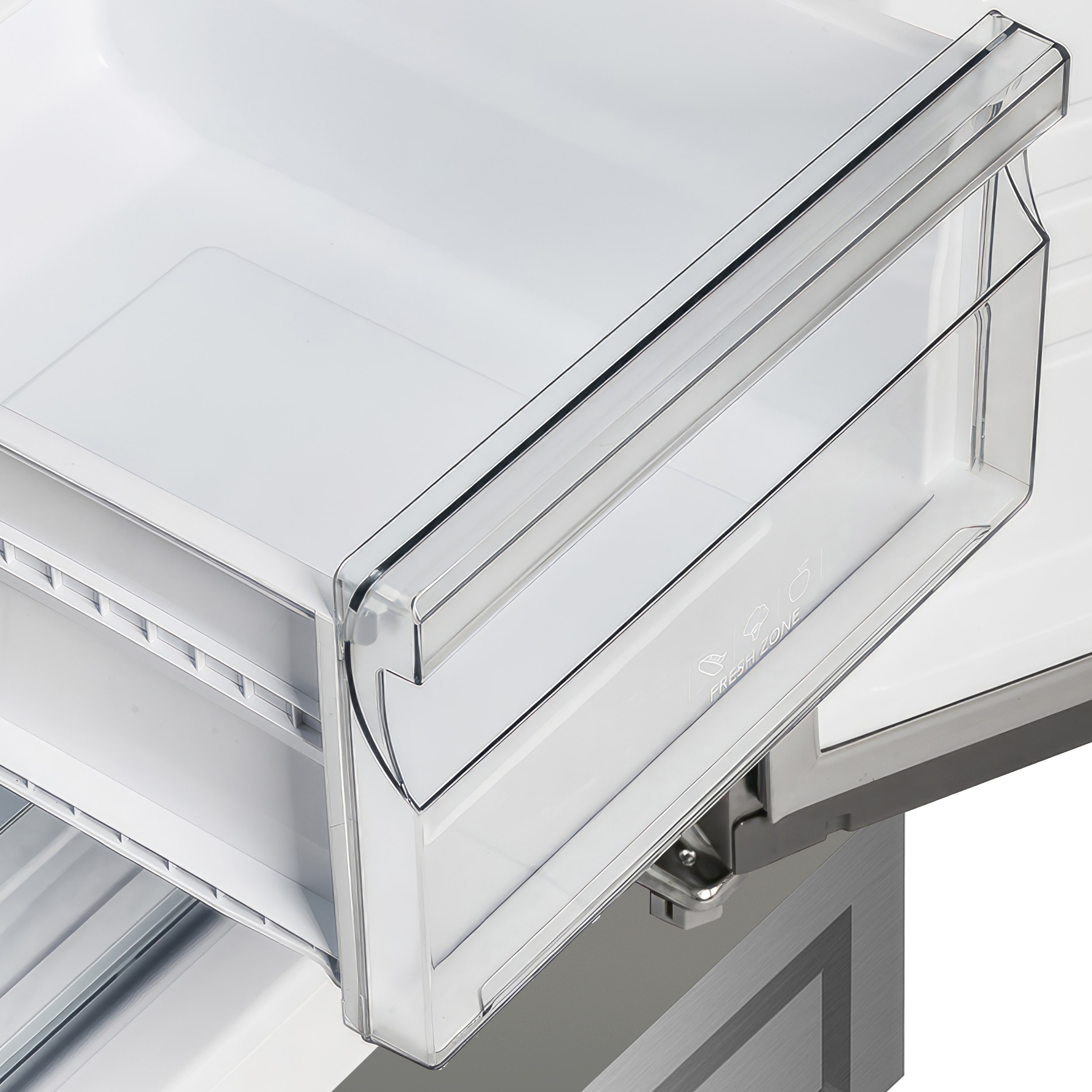 Refrigerador de 15.6 pies cúbicos empotrado de acero inoxidable FORNO Salerno, lado a lado de profundidad de mostrador (Acero inoxidable)