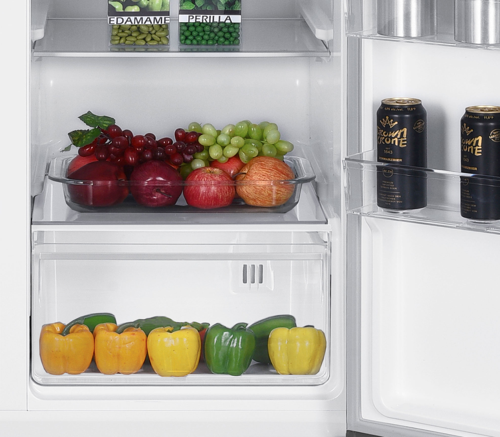 Refrigerador empotrable de 18.8 pies cúbicos de acero inoxidable lado a lado de Impecca (W-RS1963STG-697)