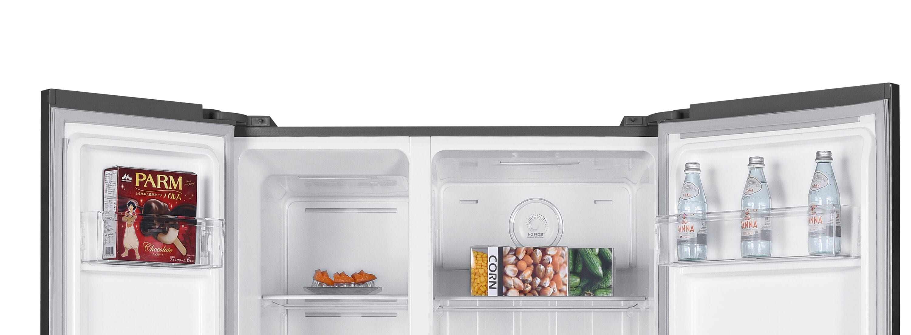 Refrigerador empotrable de 18.8 pies cúbicos de acero inoxidable lado a lado de Impecca (W-RS1963STG-697)