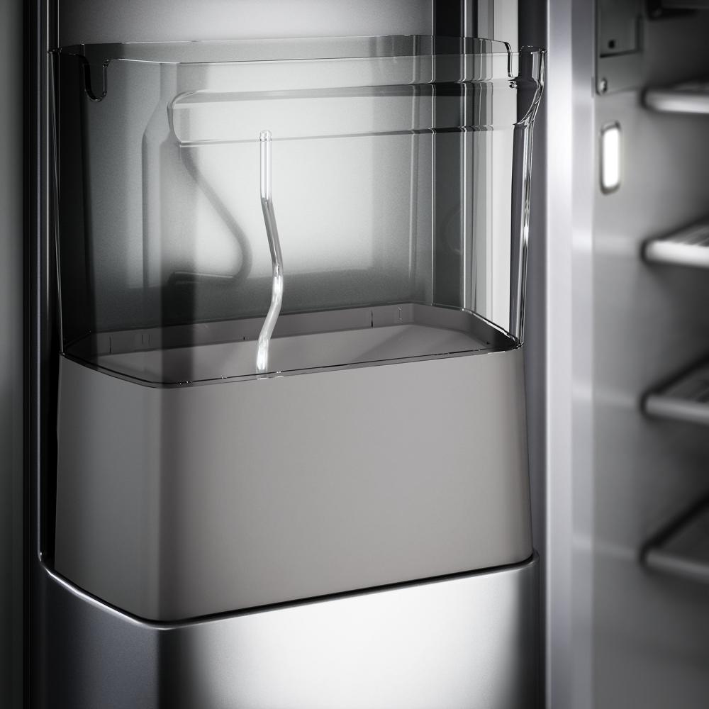 Refrigerador Side-by-Side Empotrable de 29.4 pies cúbicos de KitchenAid con Fabricador de Hielo, Dispensador de Agua y Hielo (Acero Inoxidable con Acabado PrintShield) Certificado ENERGY STAR KBSD708MPS