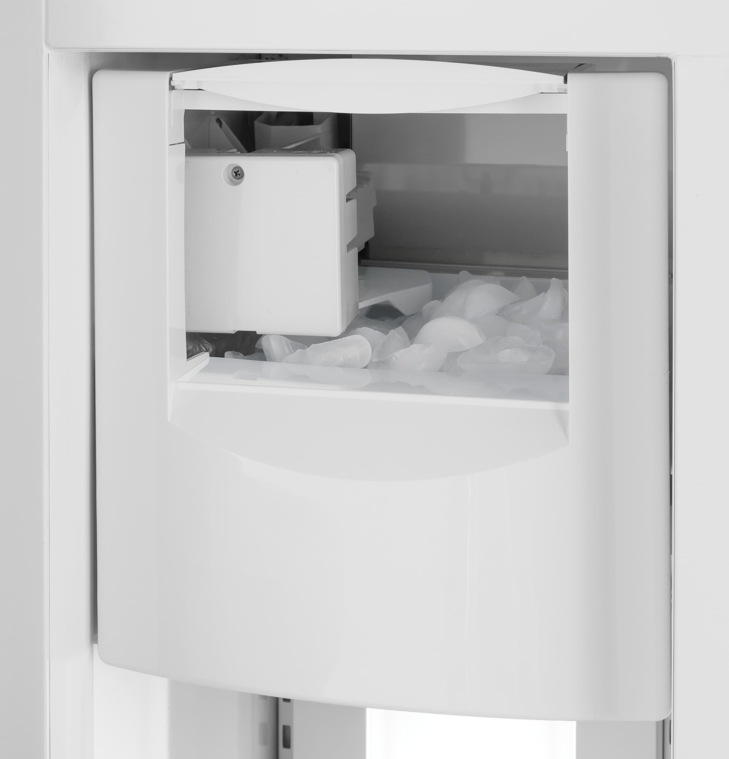 Refrigerador Side-by-Side empotrable de 24.5 pies cúbicos con profundidad de mostrador, compatible con Smart, dispensador de agua y hielo (acero inoxidable)