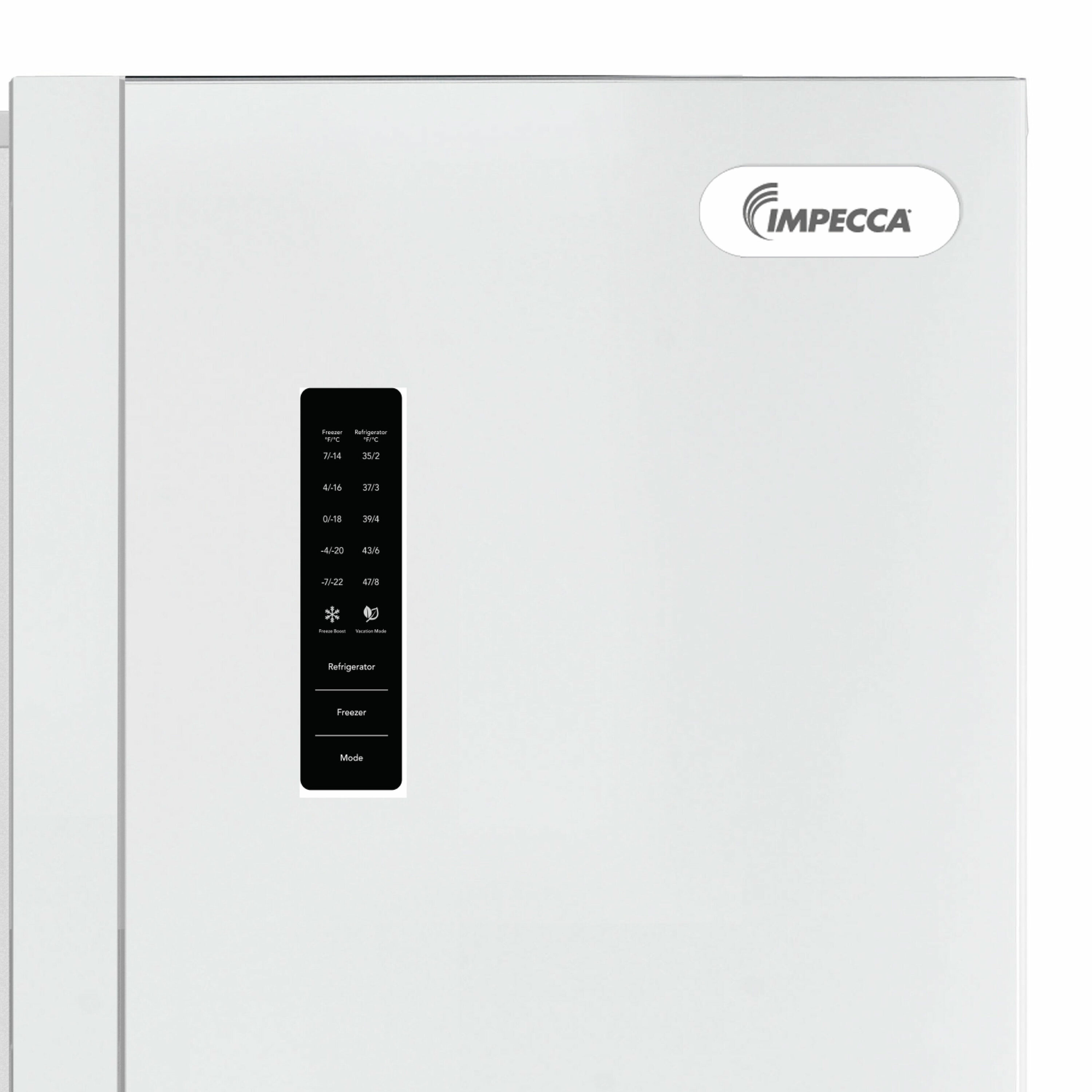 Refrigerador Empotrado de 18.8 pies cúbicos estilo francés (Blanco)