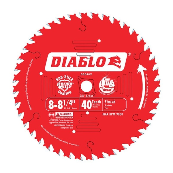 Freud SAW BLADE 8.25""40TFINISH - D0840X