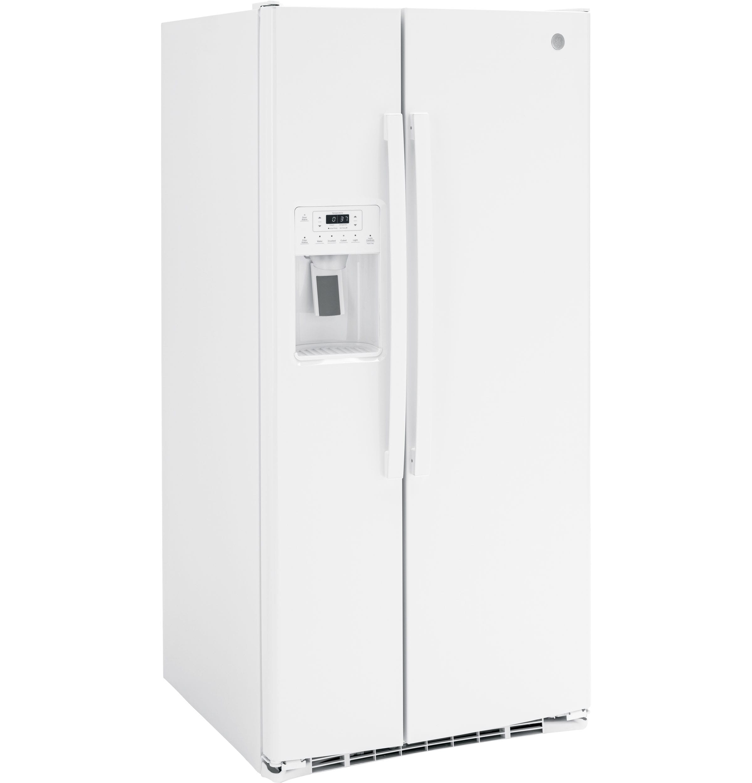 Refrigerador de 23 pies cúbicos lado a lado con fabricador de hielo, dispensador de agua y hielo (blanco) Certificado ENERGY STAR