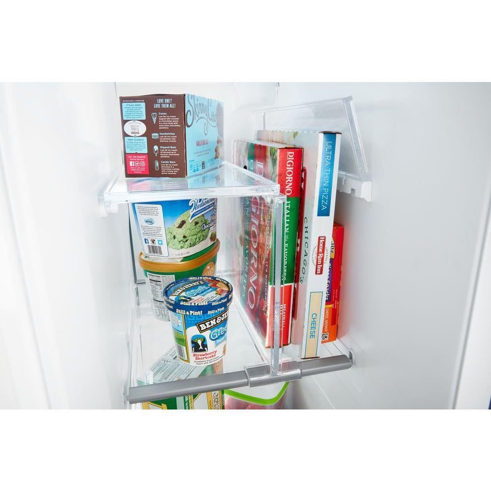 Refrigerador lado a lado Whirlpool de 24.5 pies cúbicos con fabricador de hielo, dispensador de agua y hielo (Negro) WRS555SIHB