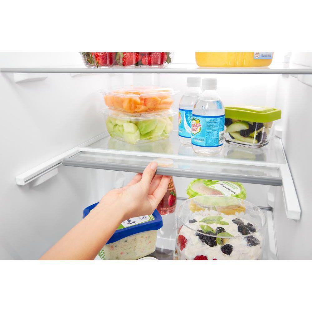 Refrigerador tipo Side-by-Side de 24.5 pies cúbicos con fabricador de hielo, dispensador de agua y hielo (Blanco) WRS555SIHW de Whirlpool