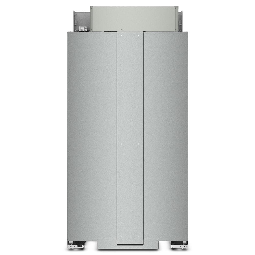 Refrigerador KitchenAid de 25.1 pies cúbicos estilo Side-by-Side empotrado con máquina de hielo, dispensador de agua y hielo (acero inoxidable con acabado PrintShield) Certificado ENERGY STAR KBSD702MPS