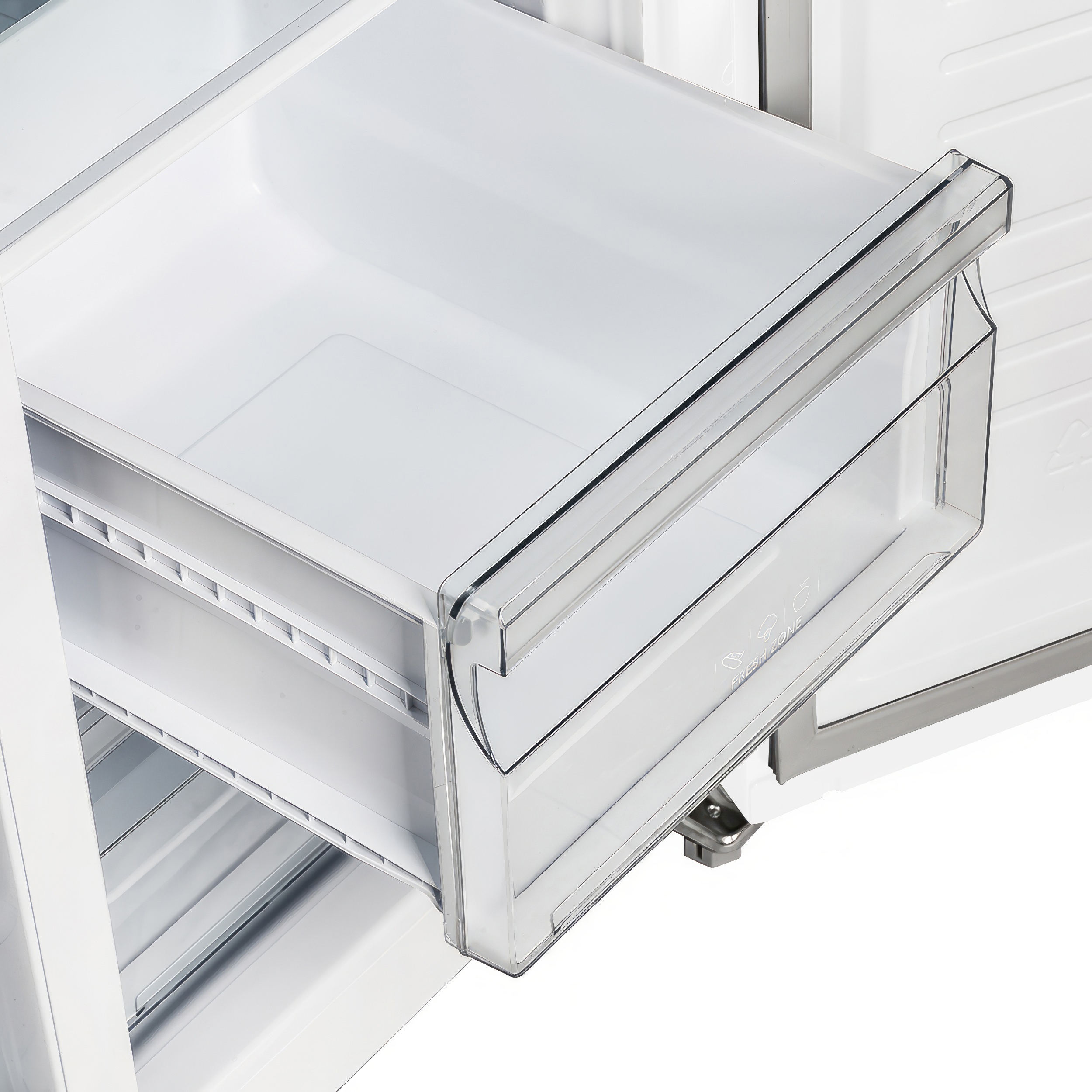 Refrigerador de lado a lado FORNO Salerno Espresso de 15.62 pies cúbicos de profundidad de mostrador (Blanco)