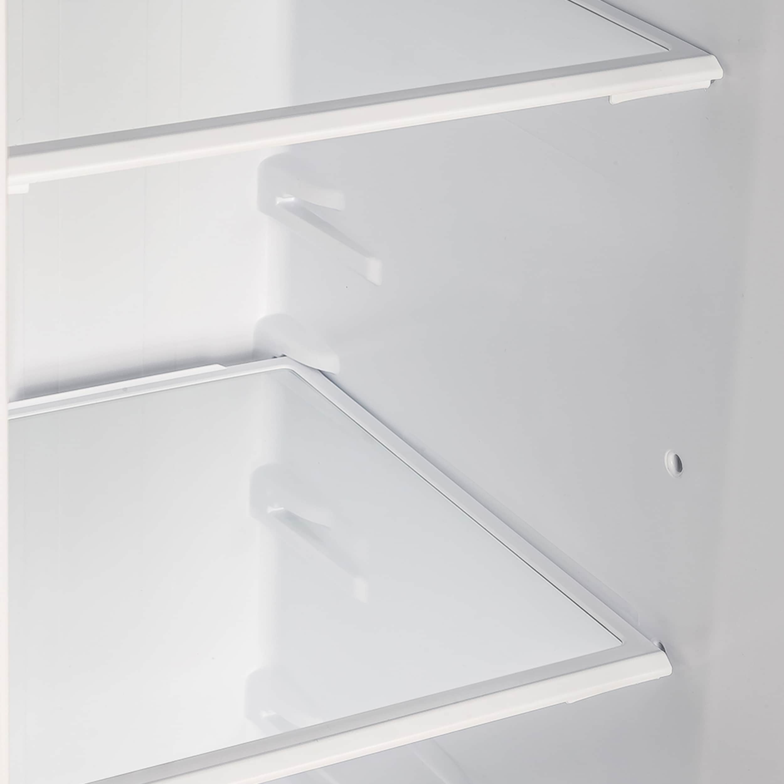 Refrigerador de lado a lado FORNO Salerno Espresso de 15.62 pies cúbicos de profundidad de mostrador (Blanco)