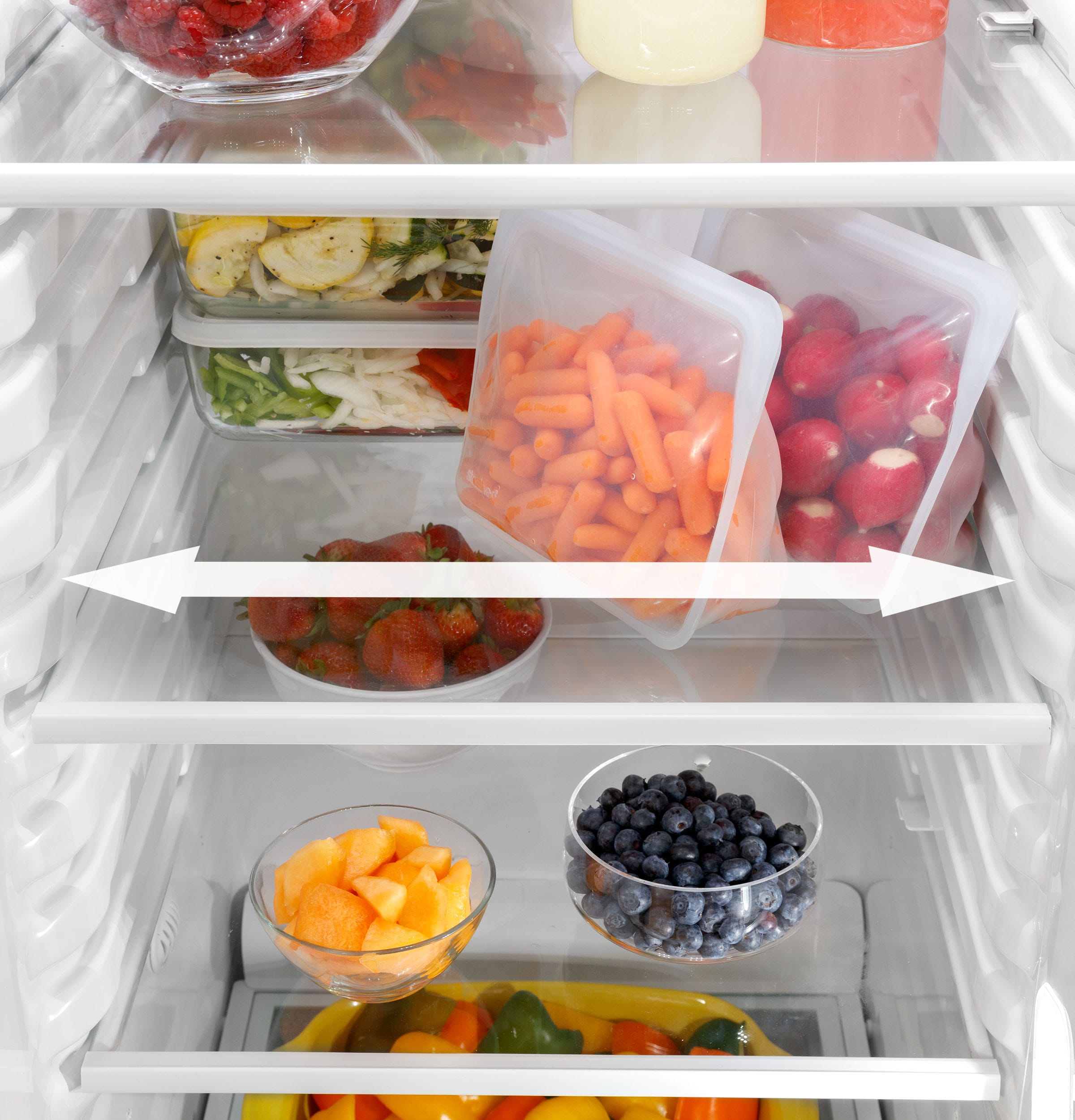 Refrigerador lado a lado de 23 pies cúbicos con fabricador de hielo, dispensador de agua y hielo (Slate)