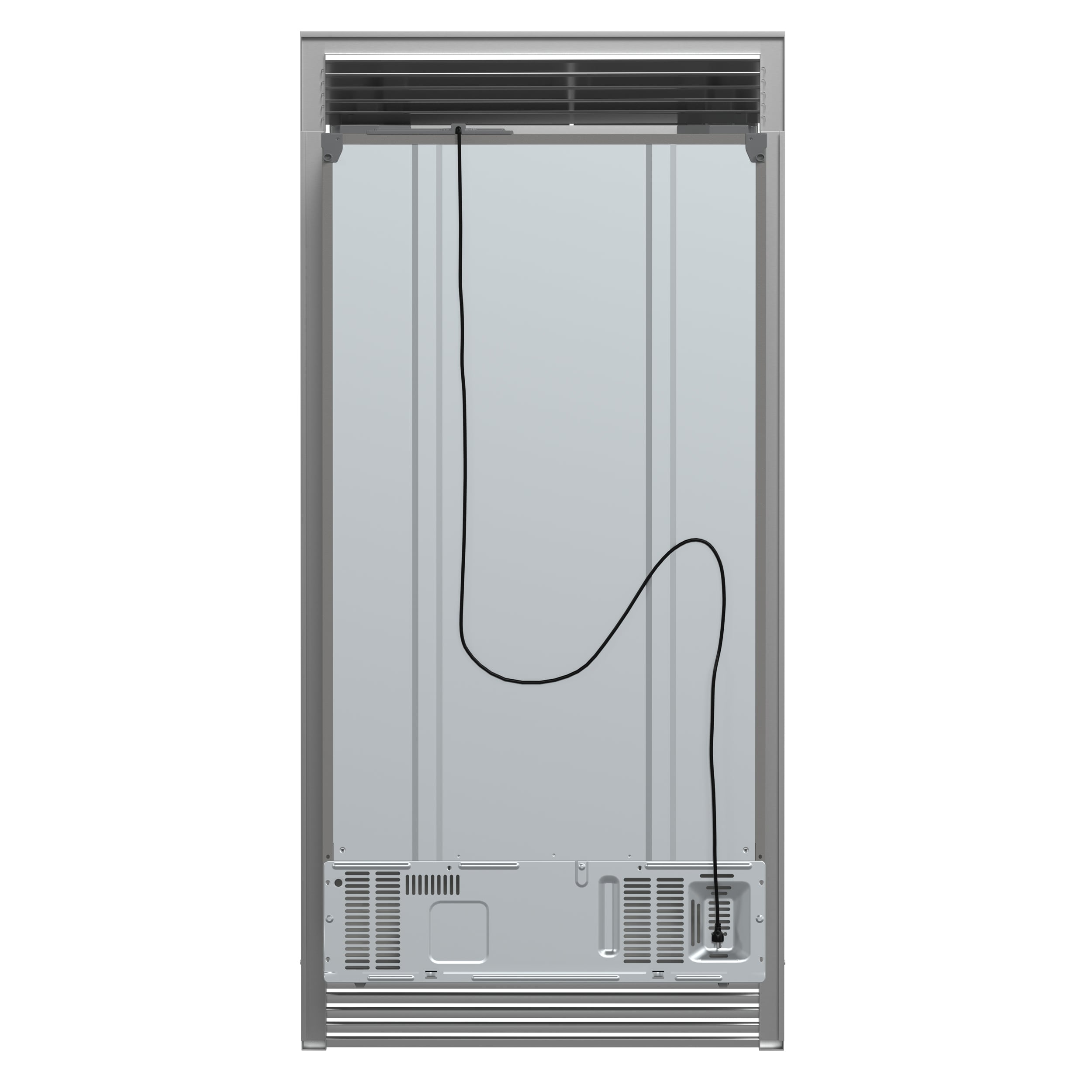 Refrigerador Empotrado de Acero Inoxidable FORNO Salerno de 20 pies cúbicos con Dispensador de Hielo y Agua, Certificación ENERGY STAR
