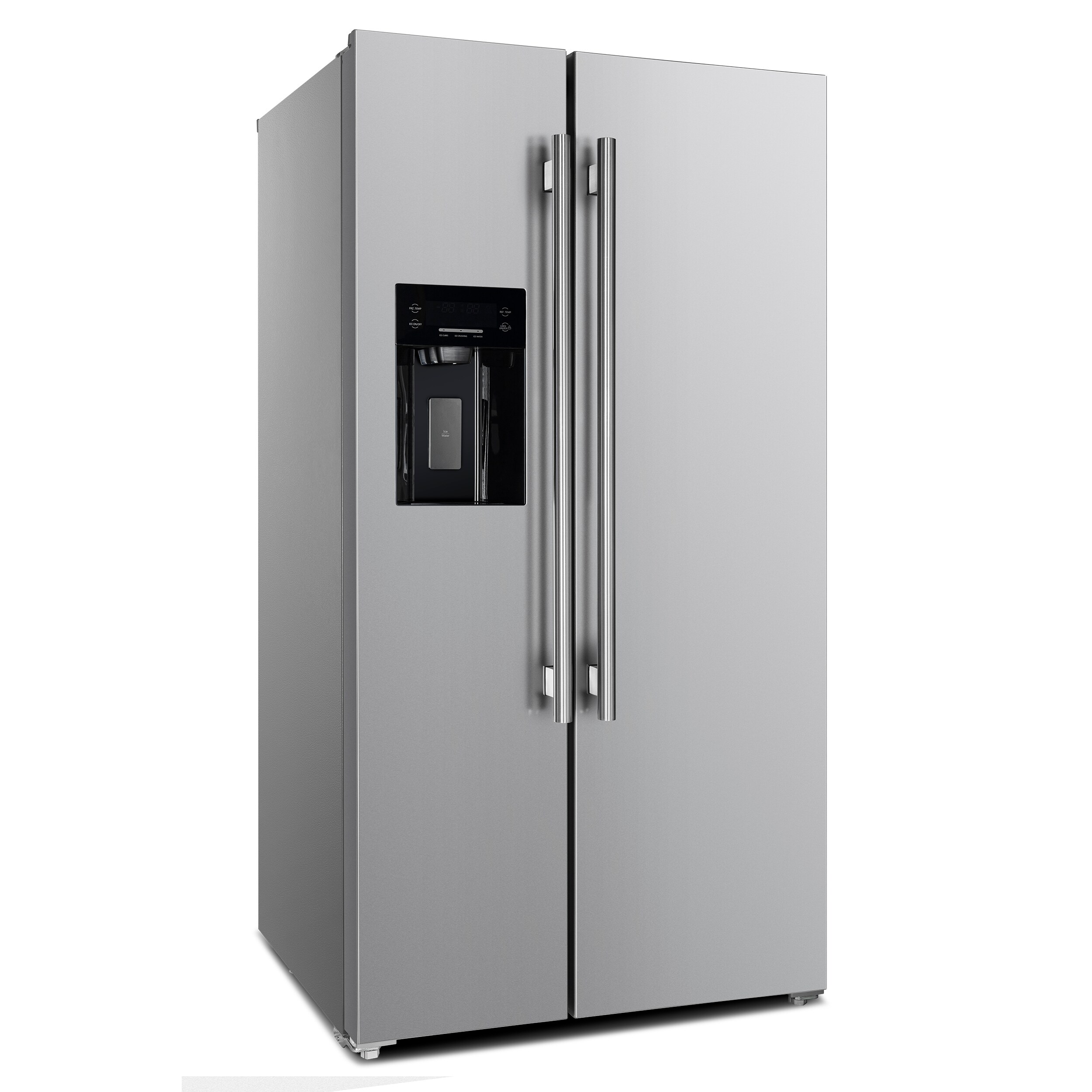 Refrigerador Empotrado de Acero Inoxidable FORNO Salerno de 20 pies cúbicos con Dispensador de Hielo y Agua, Certificación ENERGY STAR