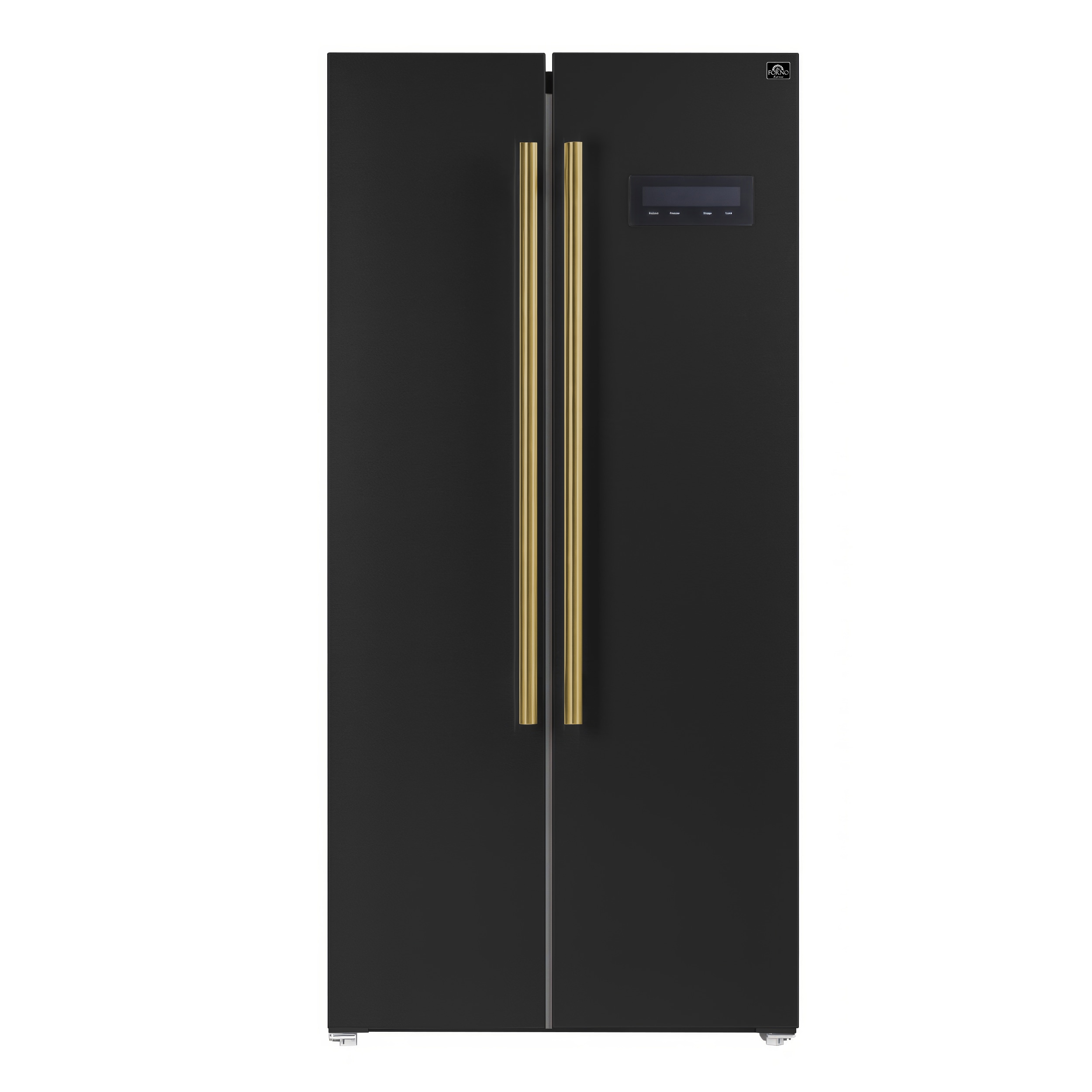 Refrigerador Side-by-Side de Profundidad de Mostrador de 15.62 pies cúbicos con Acabado Negro de Espresso Salerno