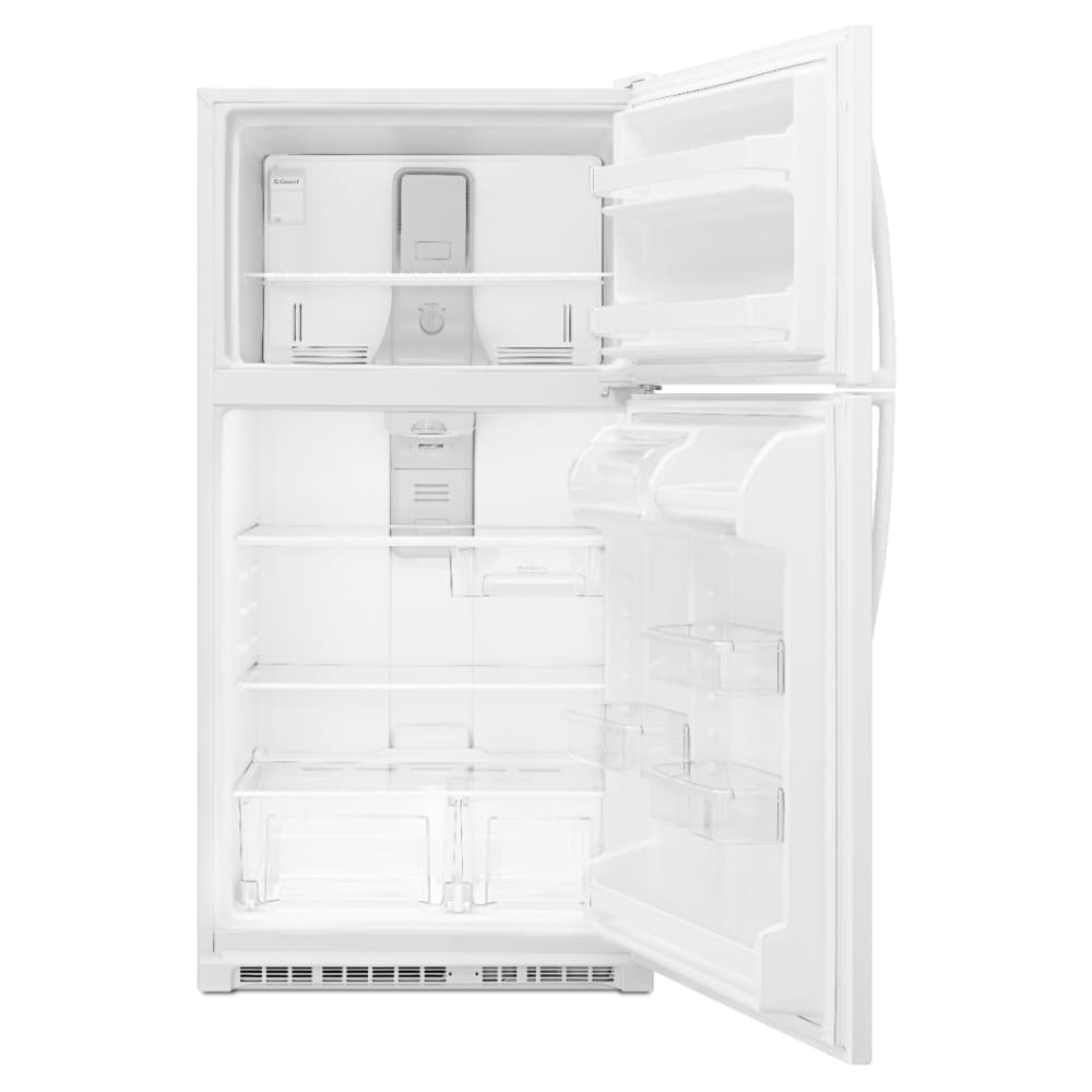 Refrigerador de 20.5 pies cúbicos con congelador superior (Blanco) Whirlpool WRT311FZDW