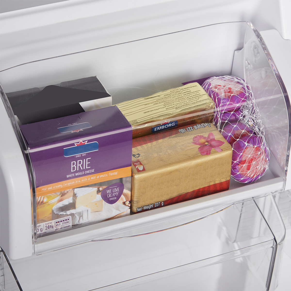 Refrigerador Midea de 20.5 pies cúbicos con resistencia a huellas digitales y listo para el garaje (blanco) Certificado ENERGY STAR MRT21D3BWW