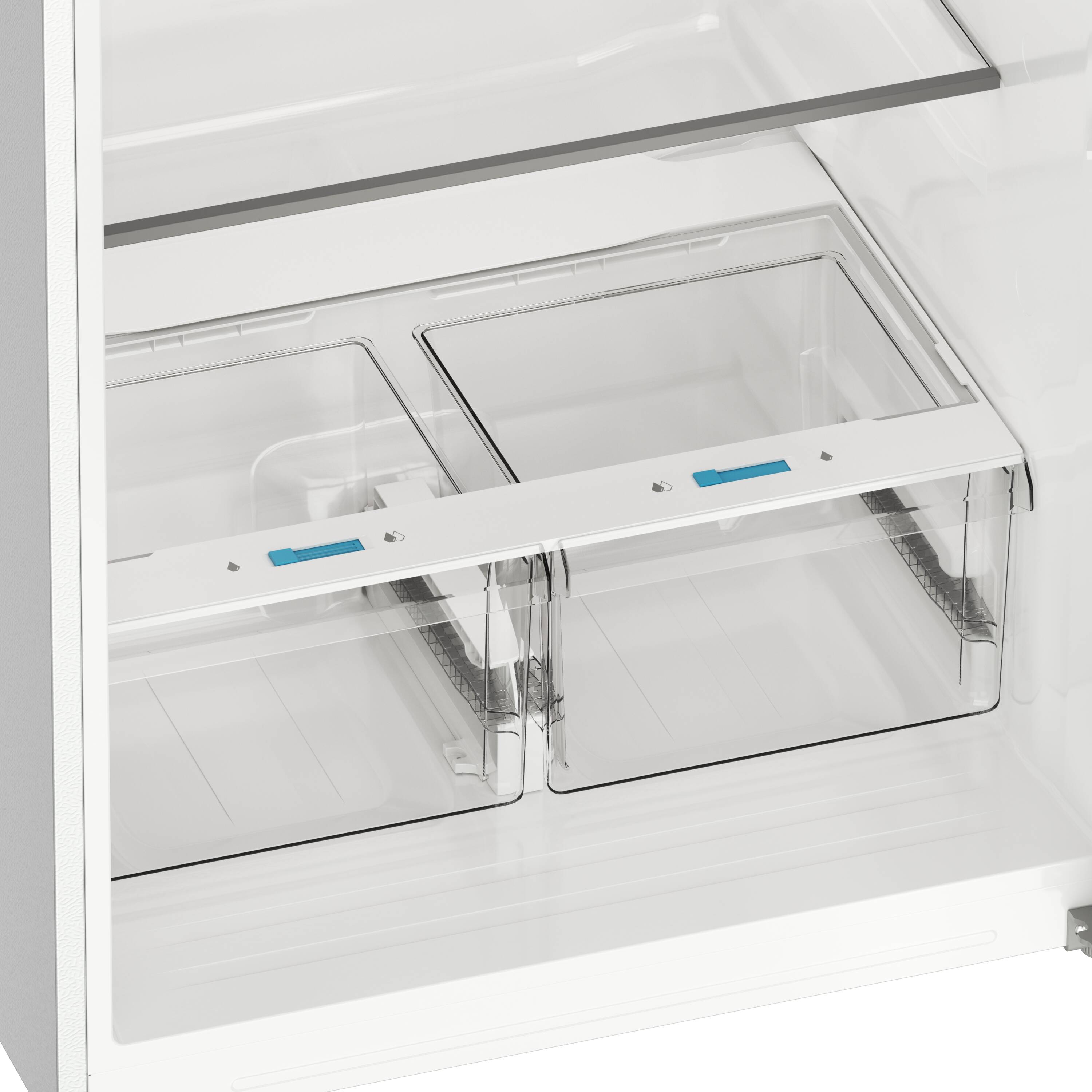Refrigerador Midea de 20.5 pies cúbicos con resistencia a huellas digitales y listo para el garaje (blanco) Certificado ENERGY STAR MRT21D3BWW