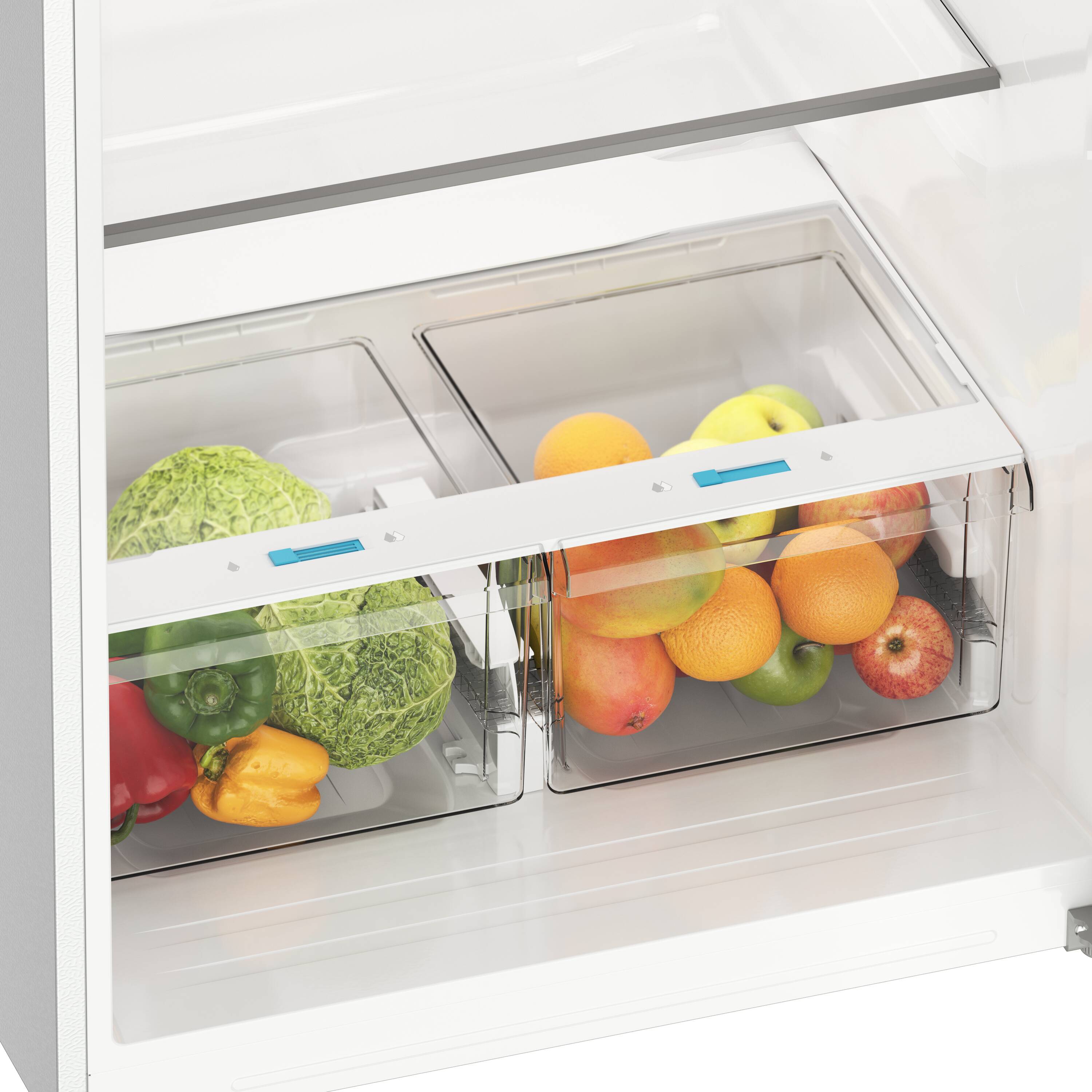 Refrigerador Midea de 20.5 pies cúbicos con resistencia a huellas digitales y listo para el garaje (blanco) Certificado ENERGY STAR MRT21D3BWW