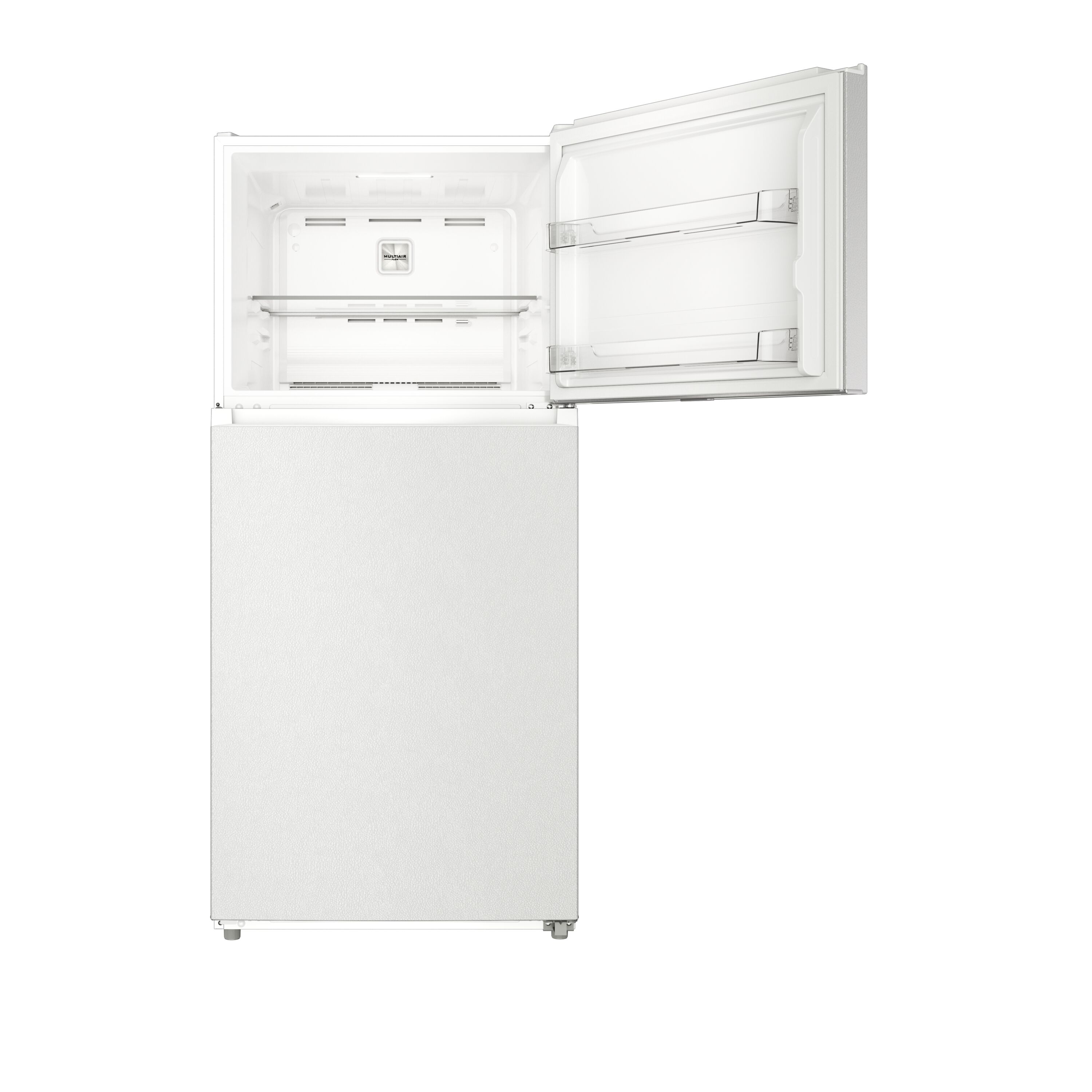 Refrigerador Midea de 20.5 pies cúbicos con resistencia a huellas digitales y listo para el garaje (blanco) Certificado ENERGY STAR MRT21D3BWW