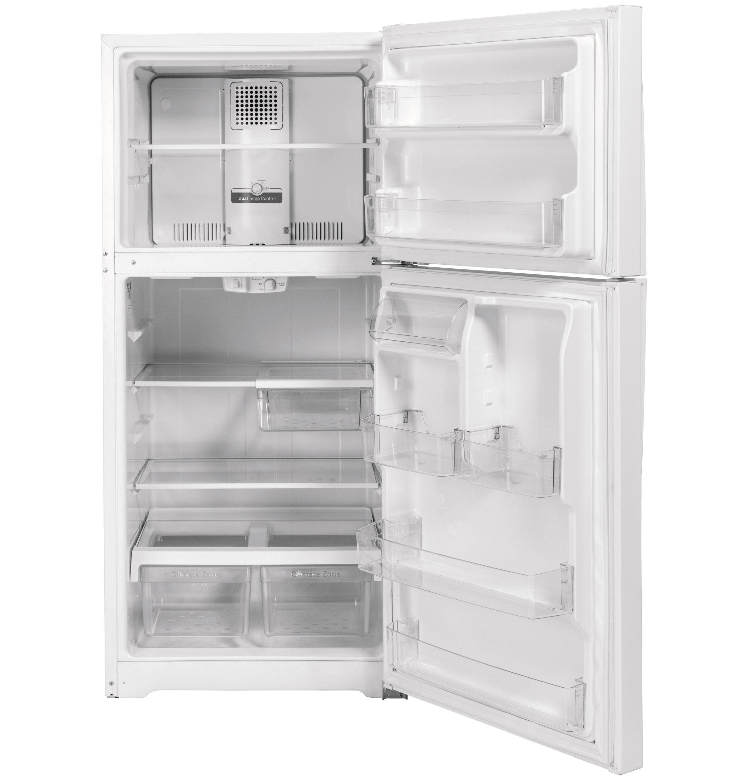 Refrigerador de 21.9 pies cúbicos con congelador superior listo para el garaje (blanco) Listo para el garaje GTS22KGNRWW de GE