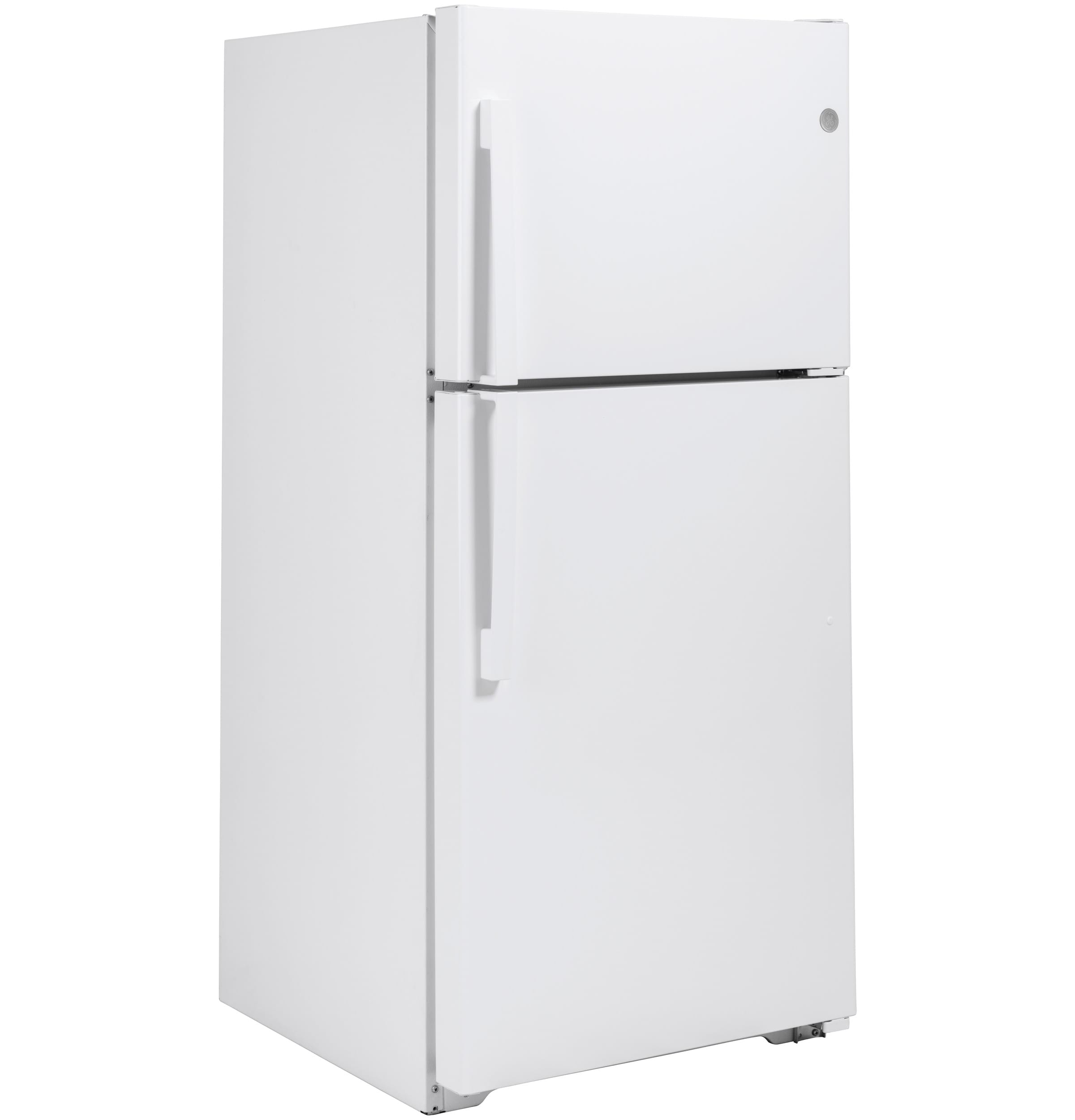 Refrigerador de 21.9 pies cúbicos con congelador superior listo para el garaje (blanco) Listo para el garaje GTS22KGNRWW de GE